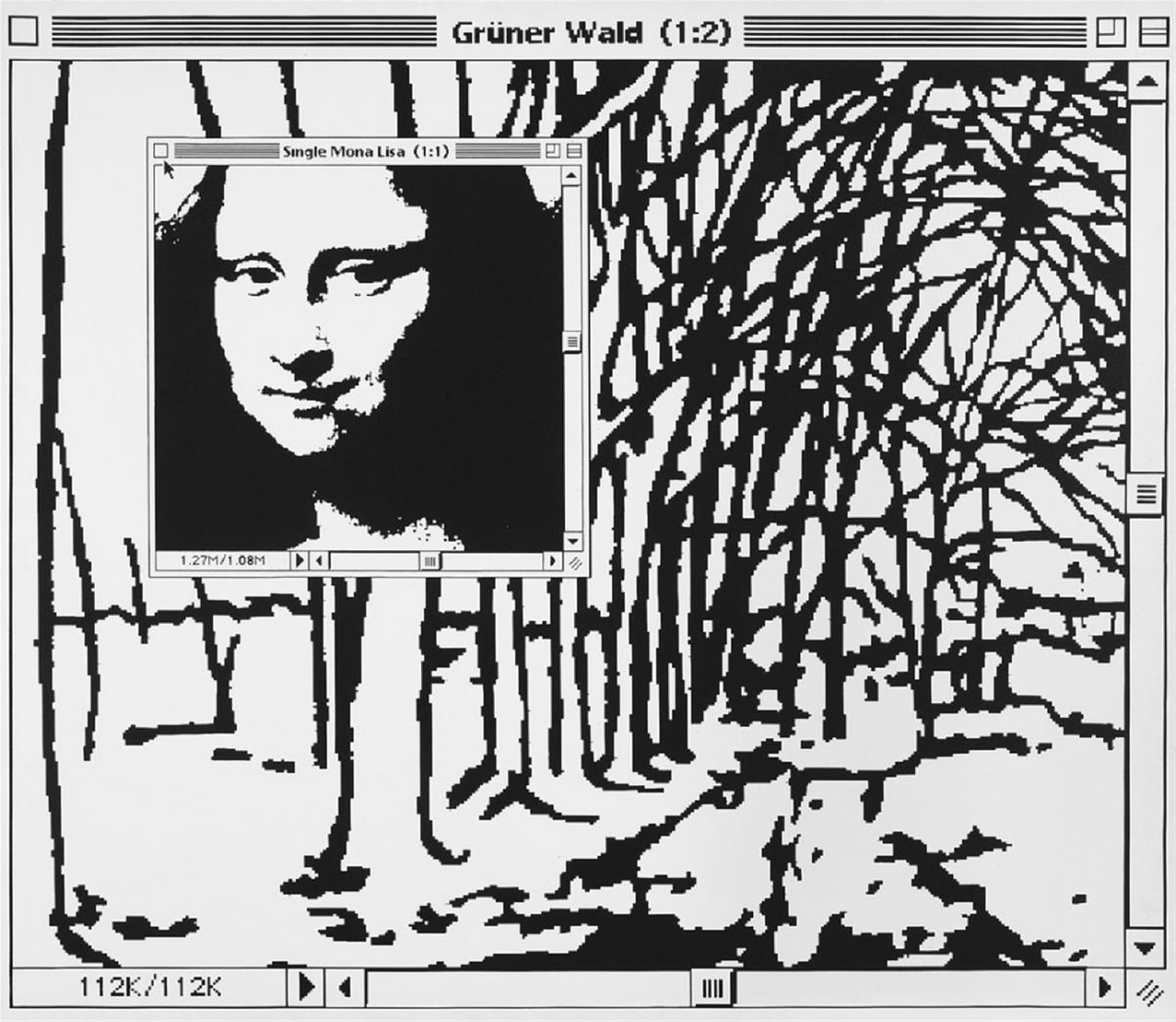 George Pusenkoff - Mona Lisa im weissen Wald - image-1