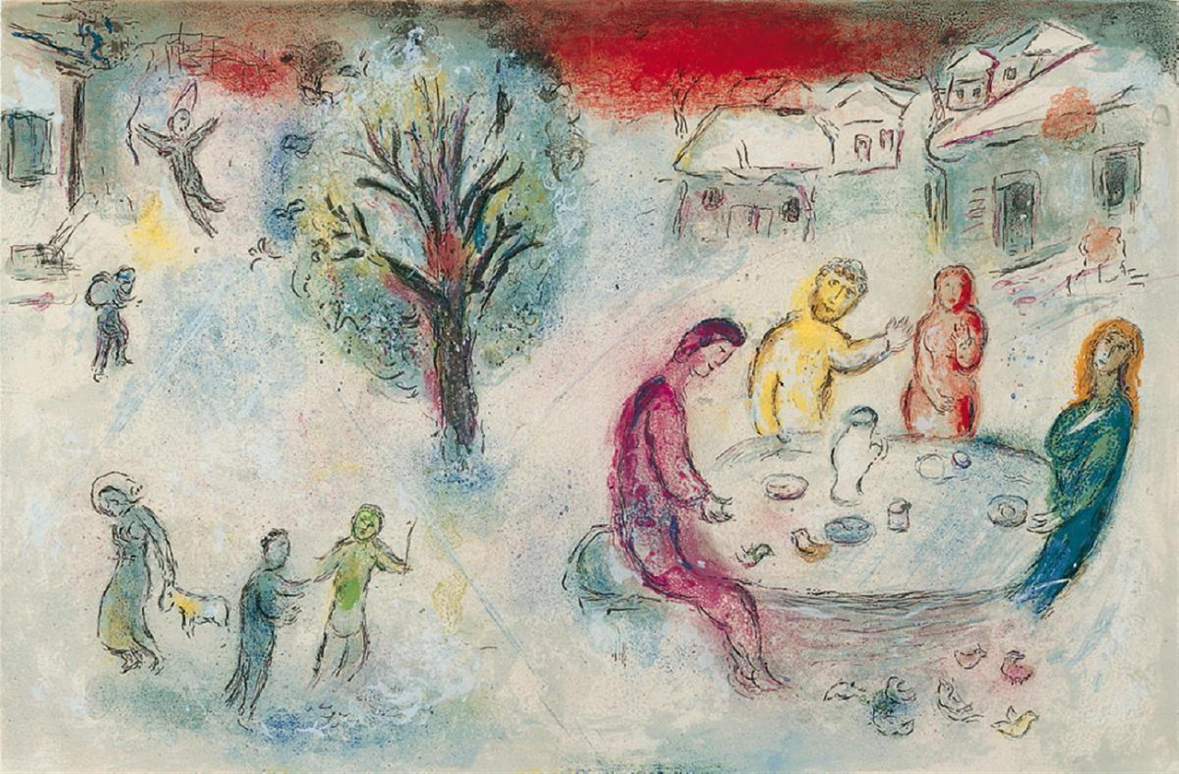 Marc Chagall - Das Mahl bei Dryas - image-1