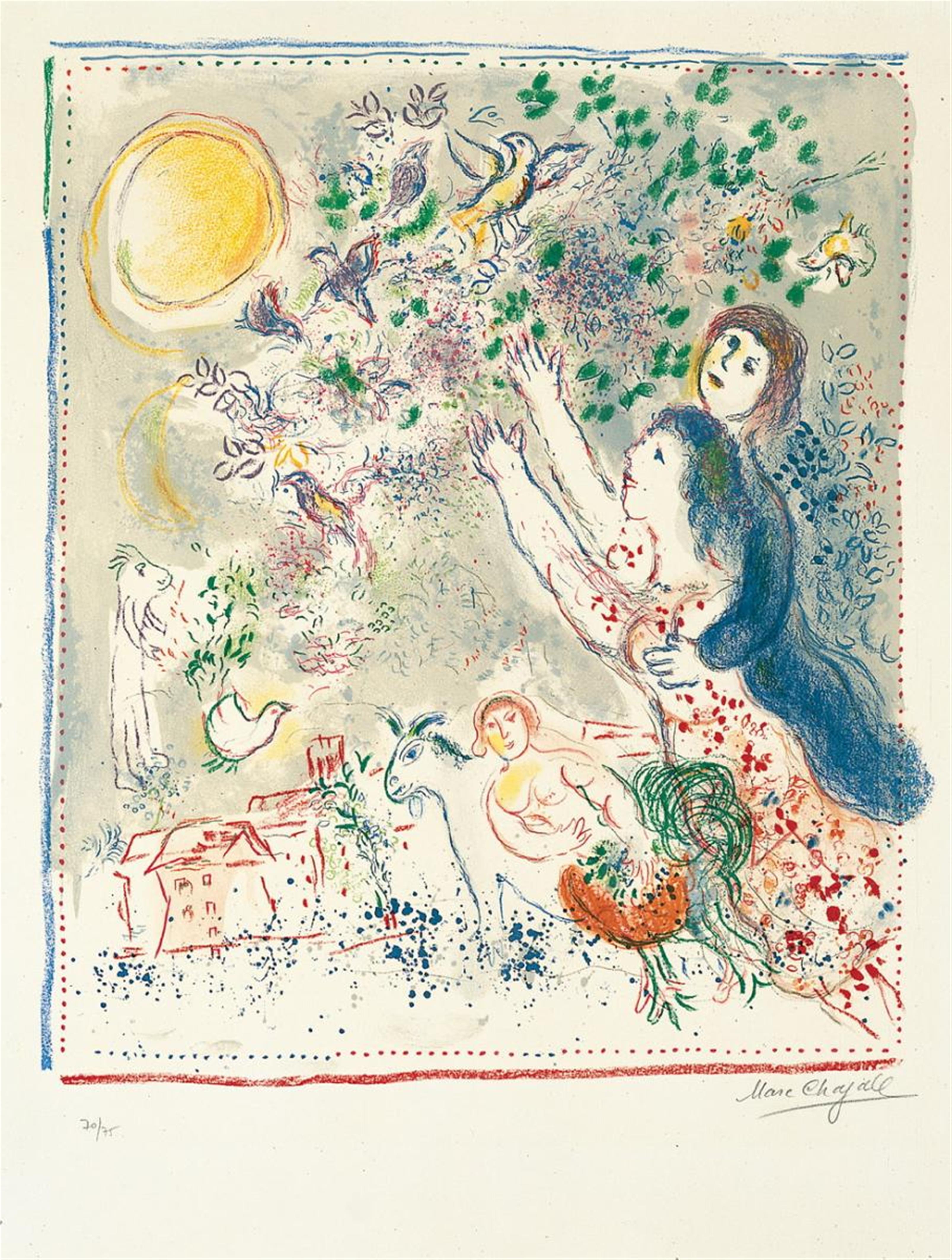 Marc Chagall - La chasse à l'Oiseau bleu - image-1