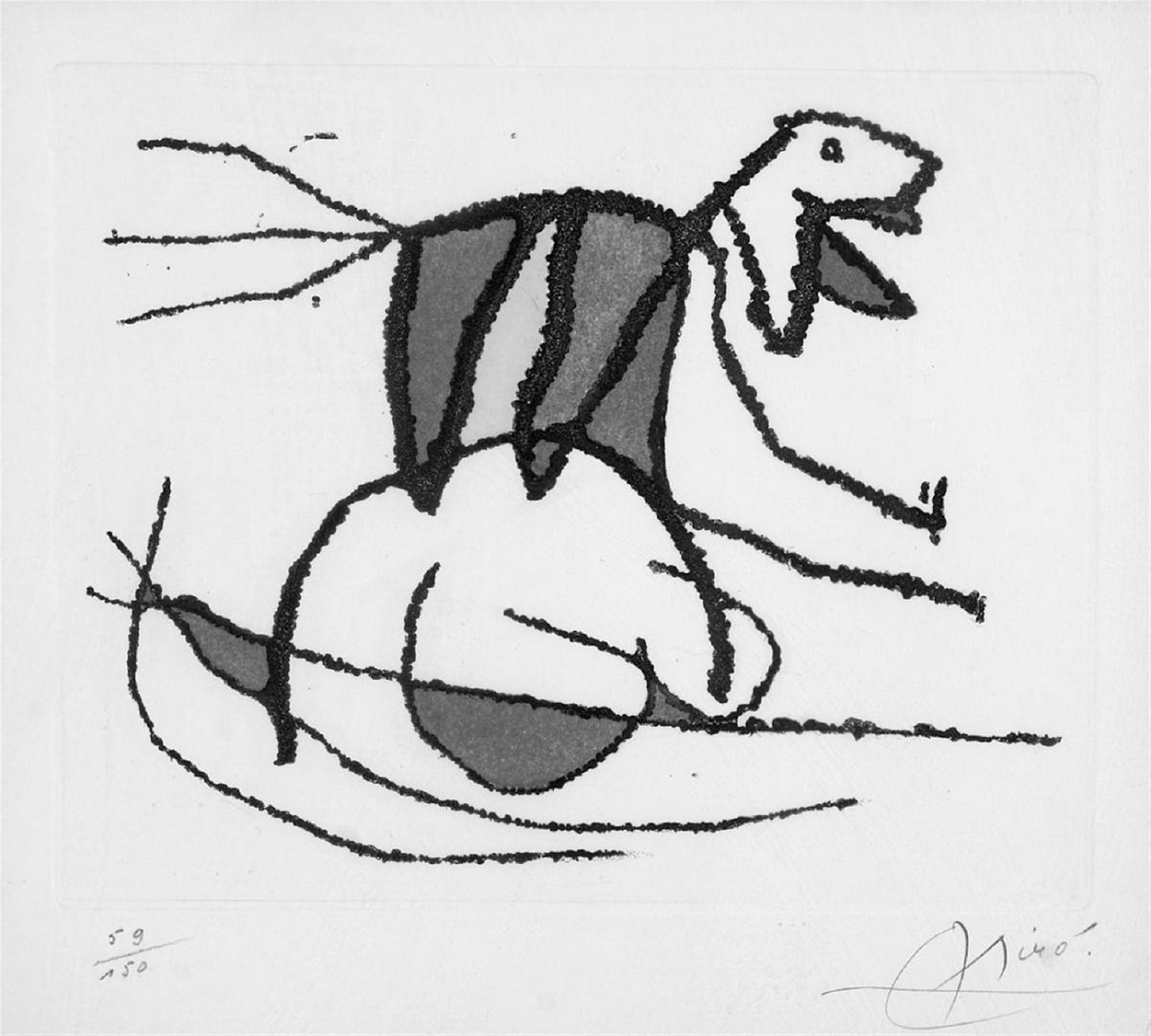 Joan Miró - El sobreviviente visita los pájaros - image-1