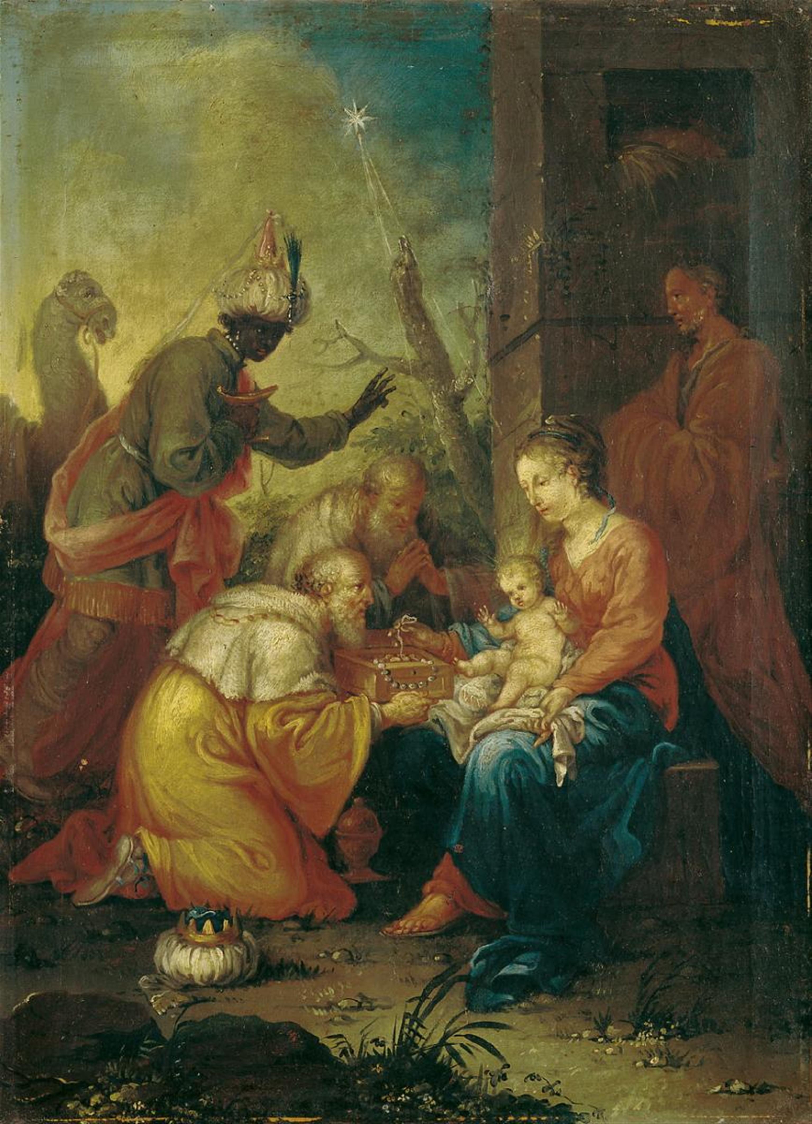 Peter Paul Rubens, Werkstatt - DIE ANBETUNG DER KÖNIGE. - image-1