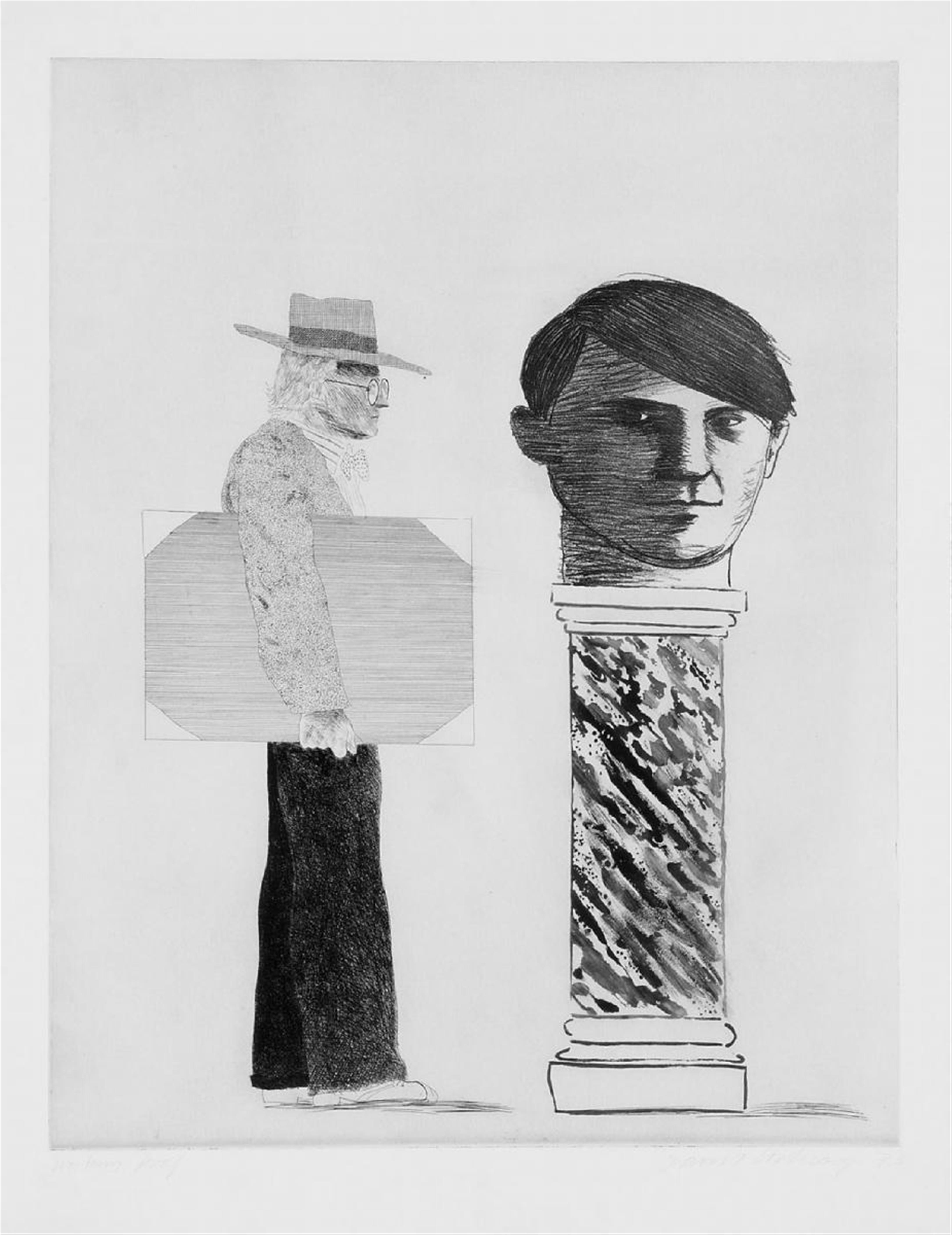 David Hockney - Artist and Model - image-1