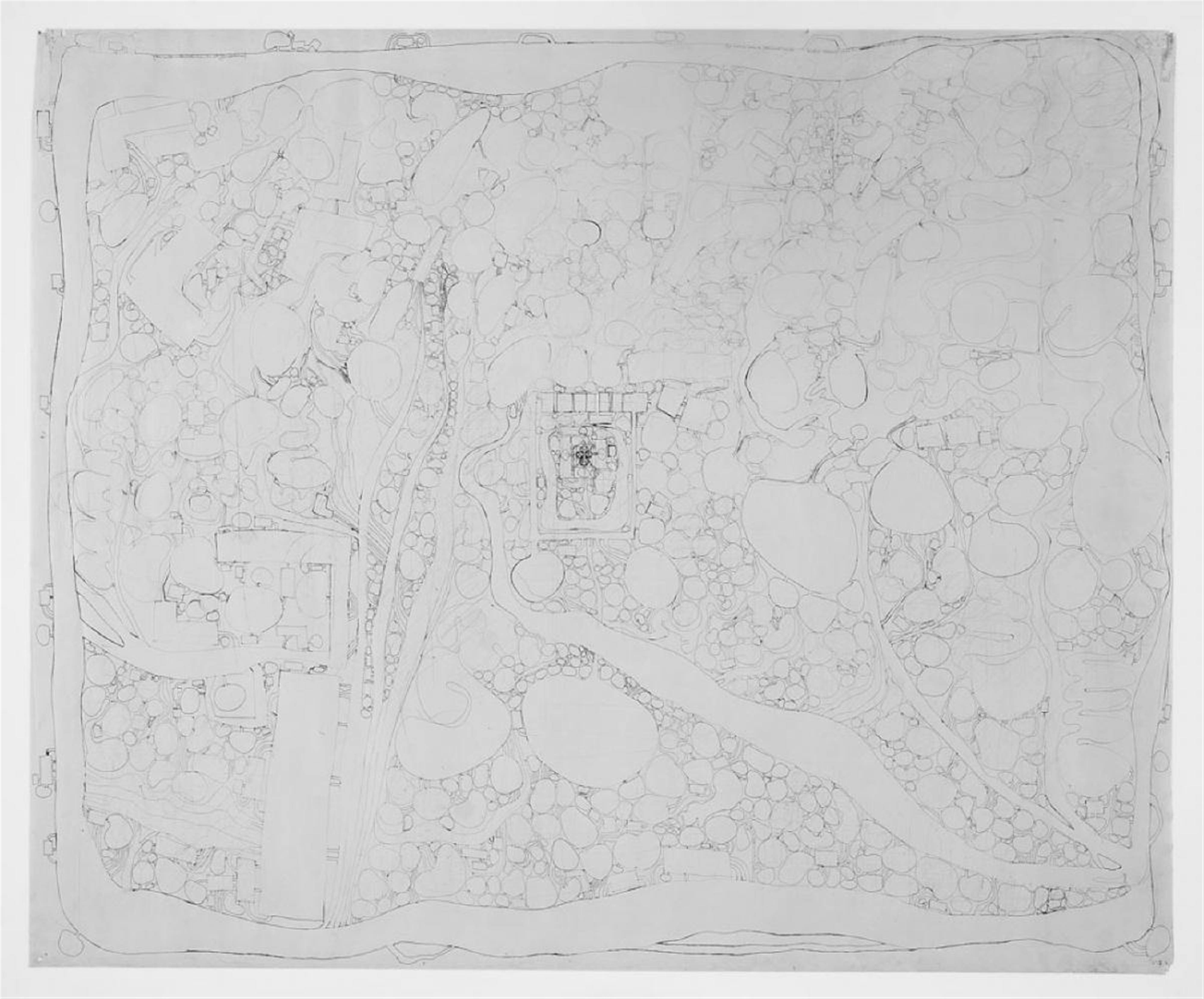 Hermann Nitsch - Plan einer unterirdischen Stadt (für aktionen) - image-1