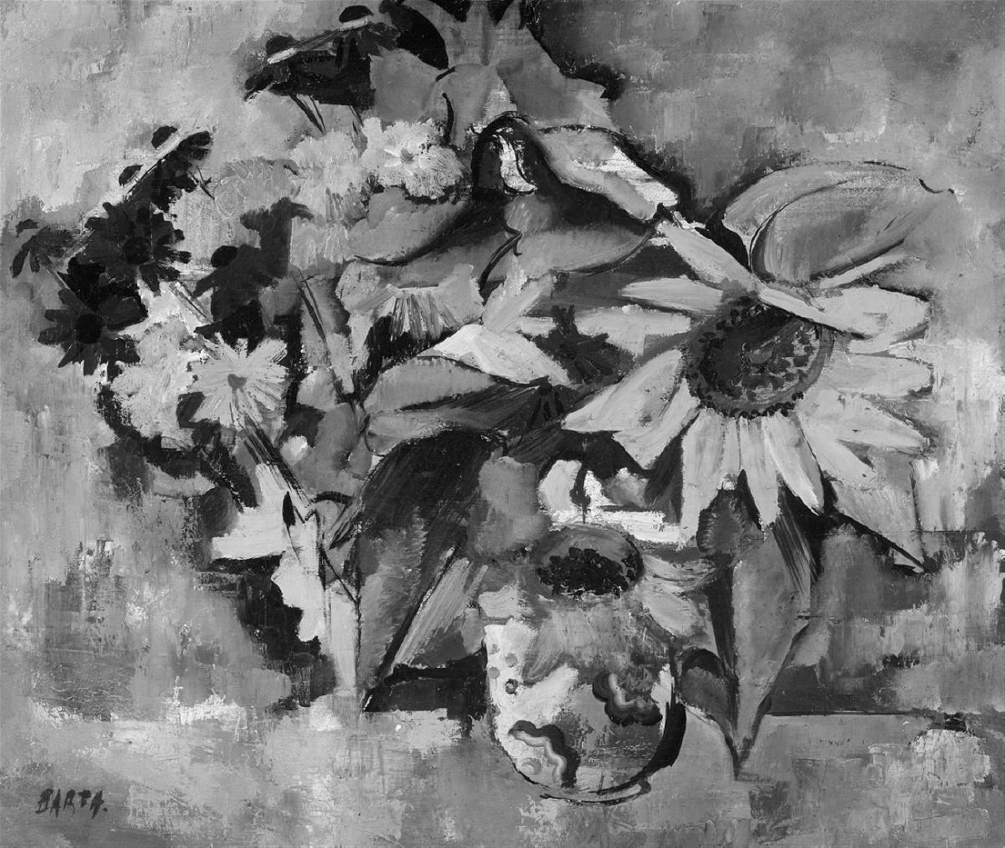 Carl Barth - Sommerblumen im Westerwälder Steinkrug - image-1
