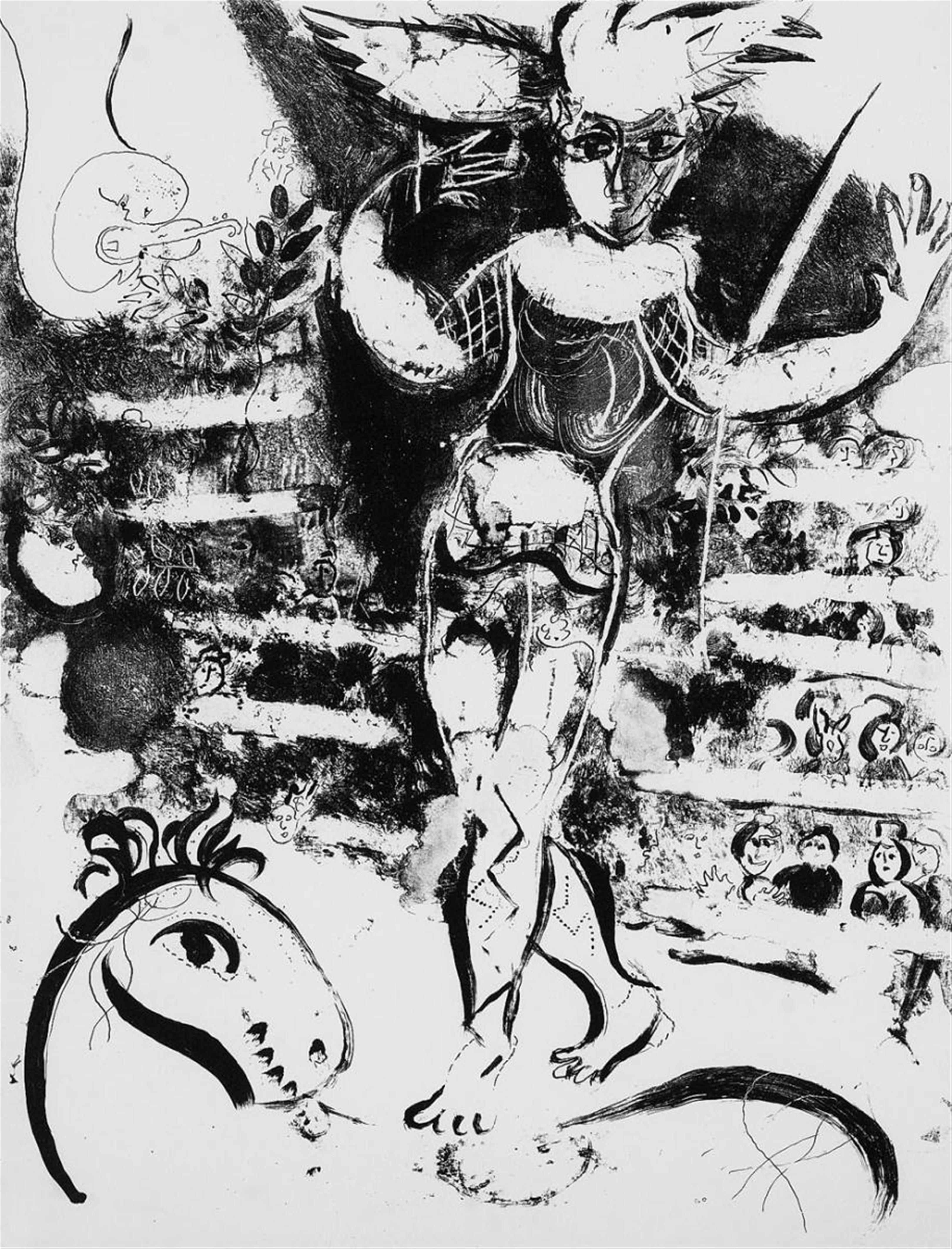 Marc Chagall - Der Vogeltanz der Kunstreiterin - image-1