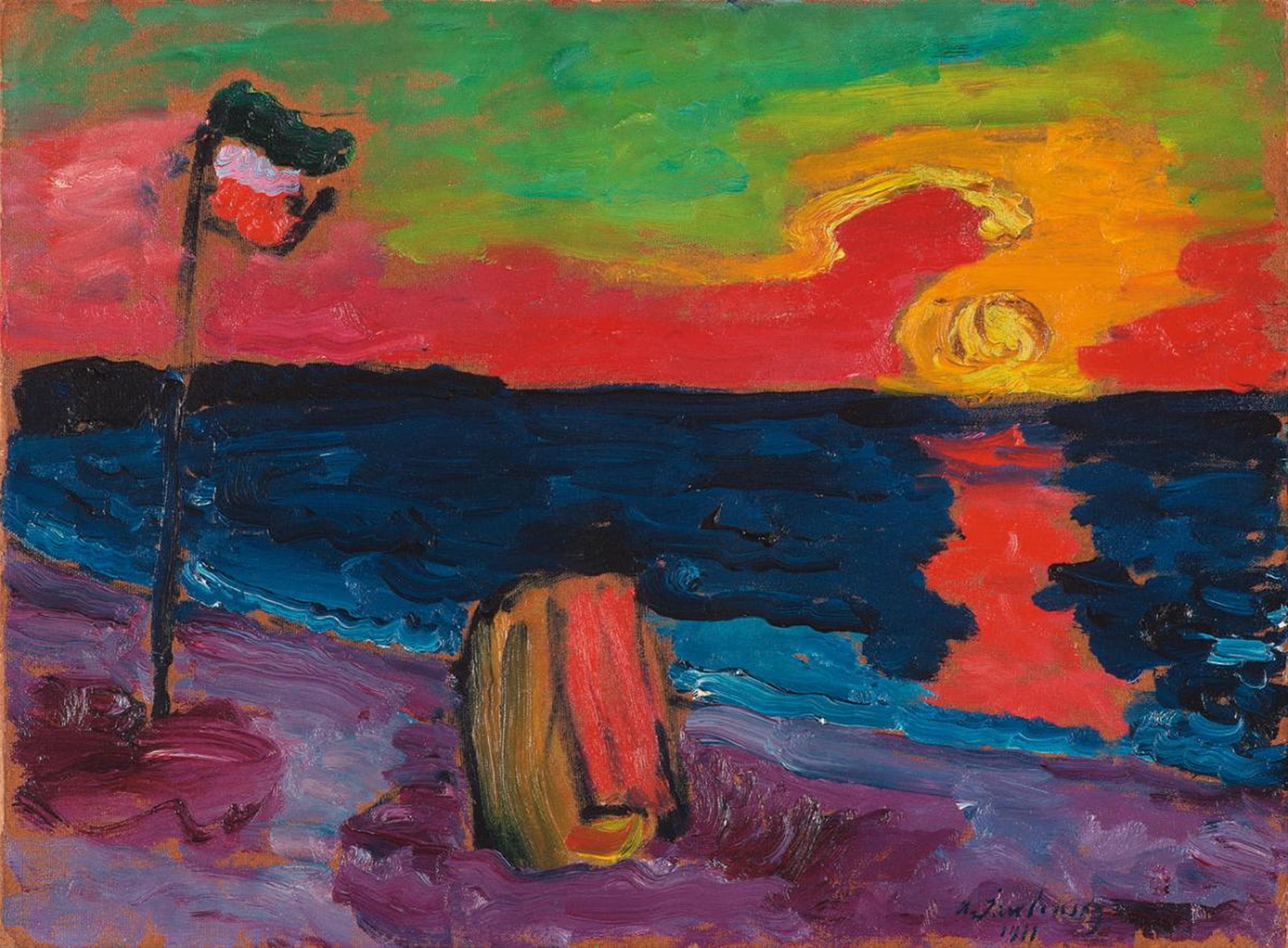 Alexej von Jawlensky - Sonnenuntergang am Meer - image-1