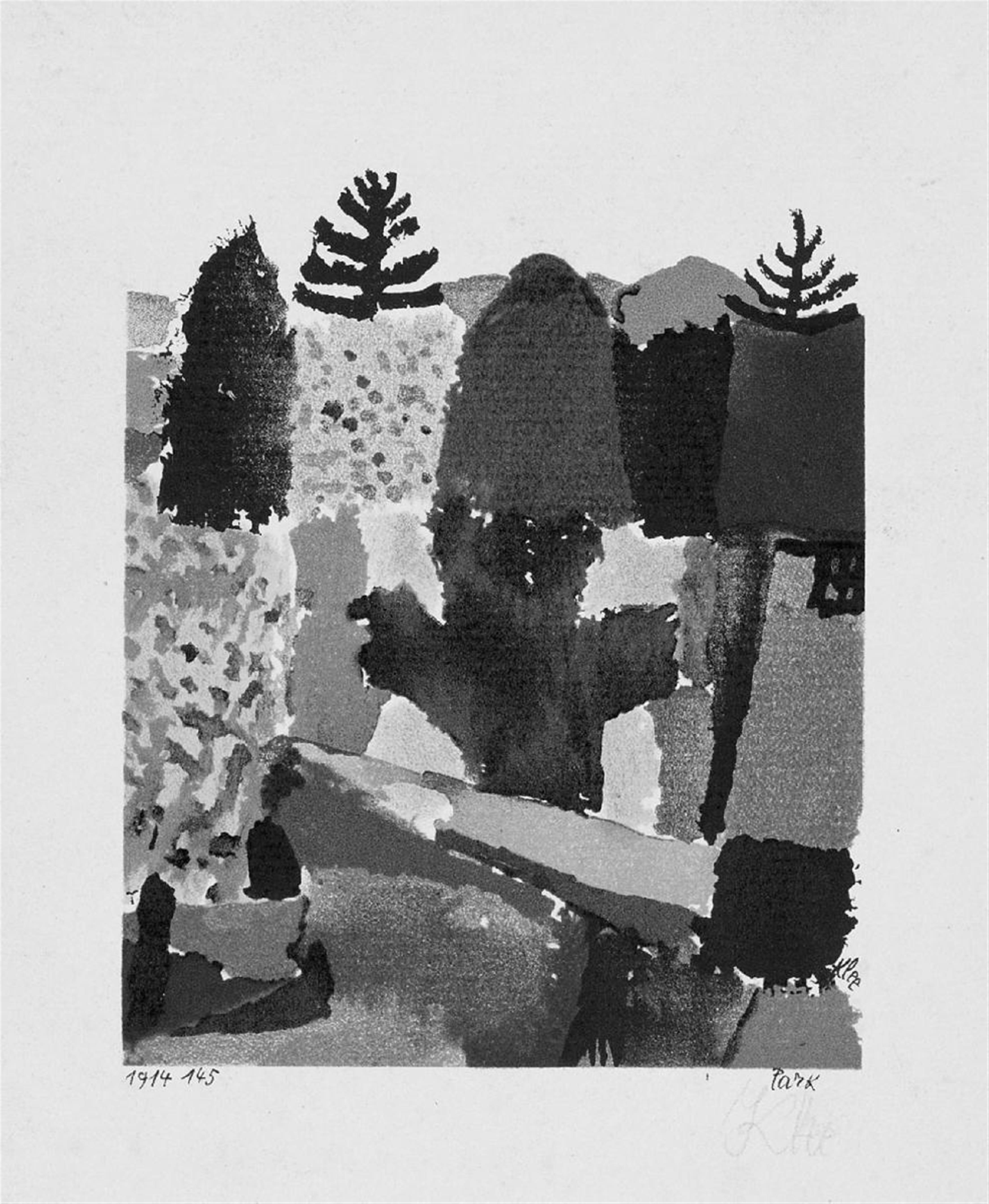 Nach Paul Klee - Park - image-1