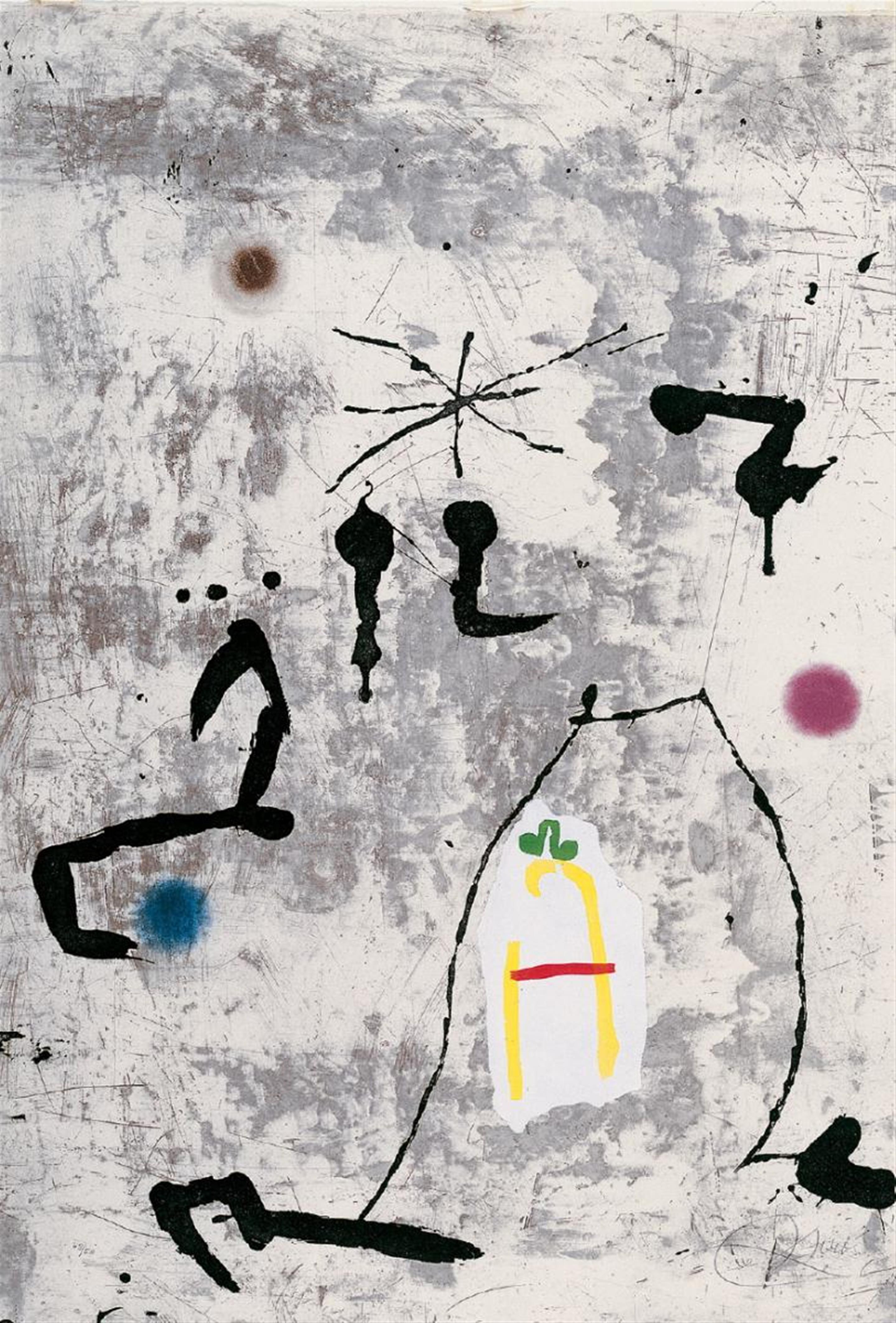 Joan Miró - Personatge i Estels V (Personne et étoile) - image-1