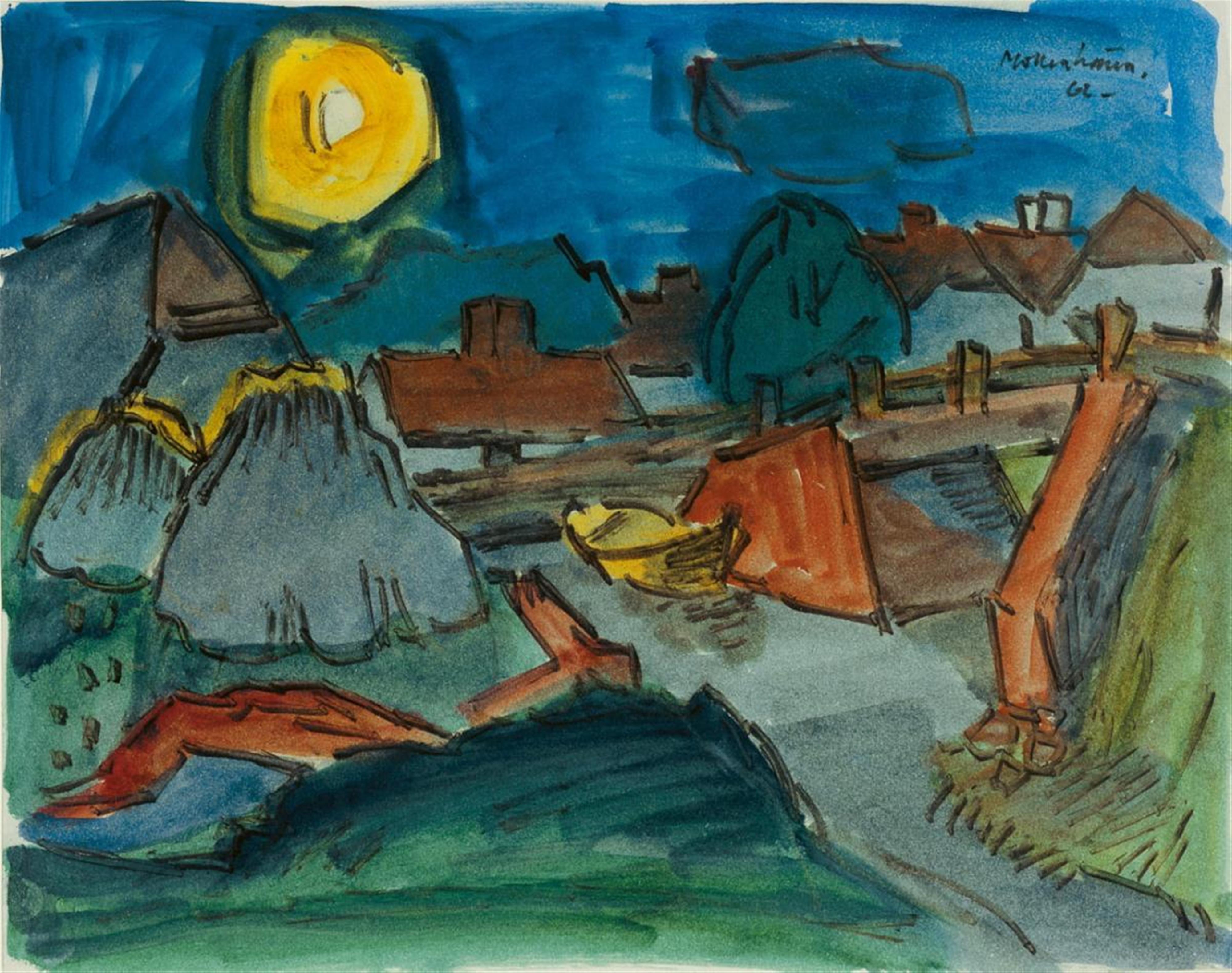 Ernst Mollenhauer - Mond über dem Dorf - image-1