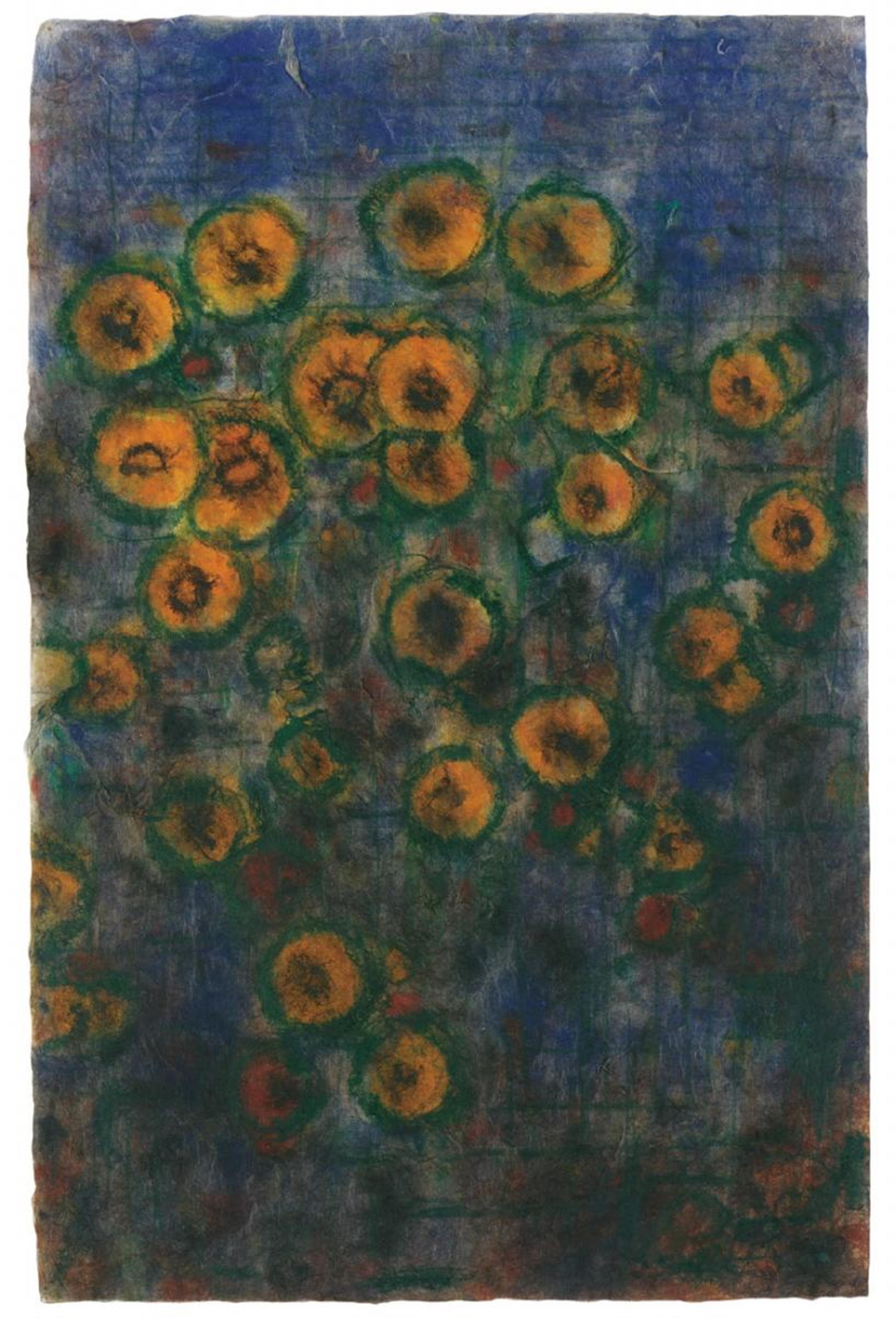 Christian Rohlfs - Gelbe Blüten auf dunklem Grund - image-1