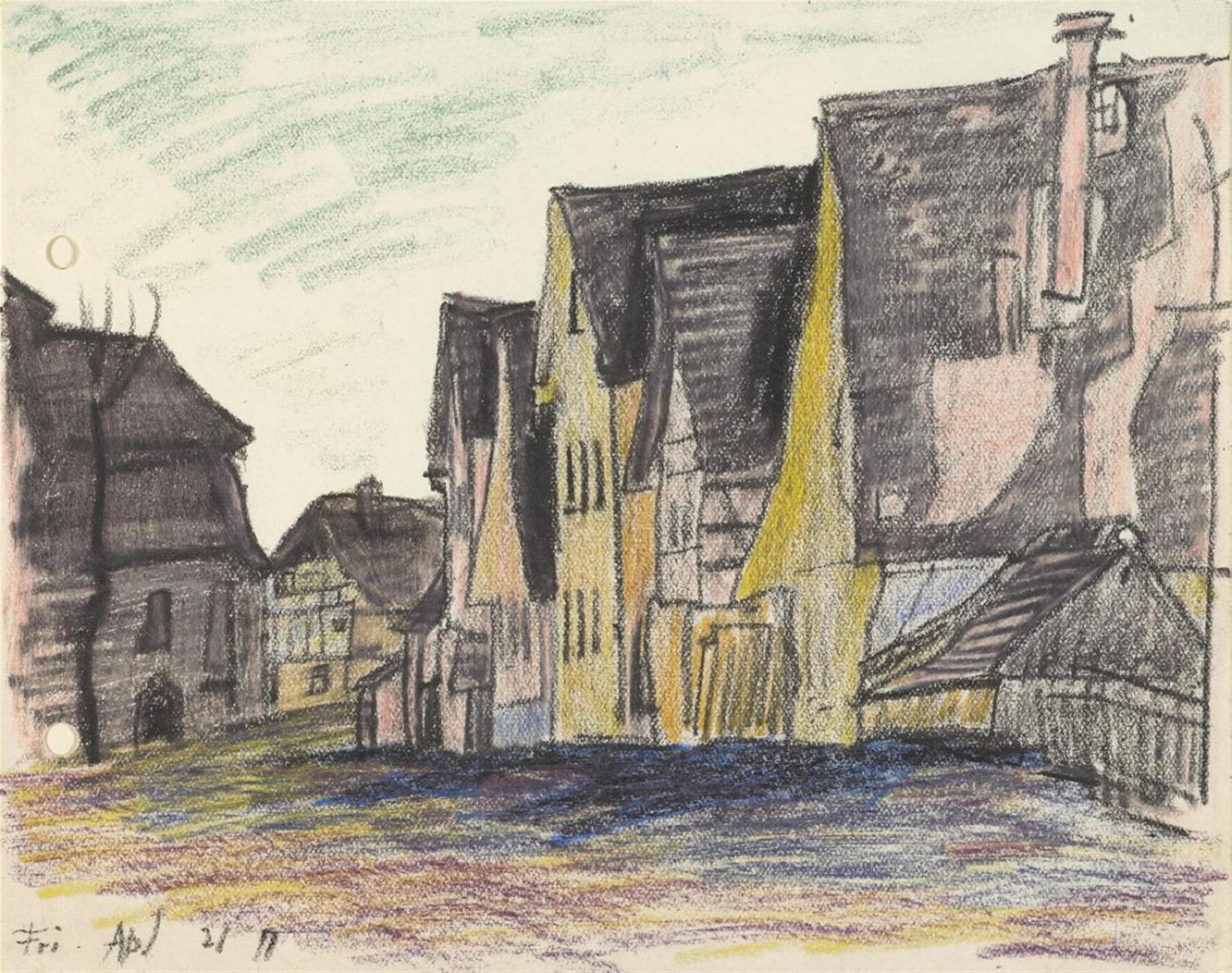 Lyonel Feininger - Ohne Titel (Village, near Weimar) - image-1