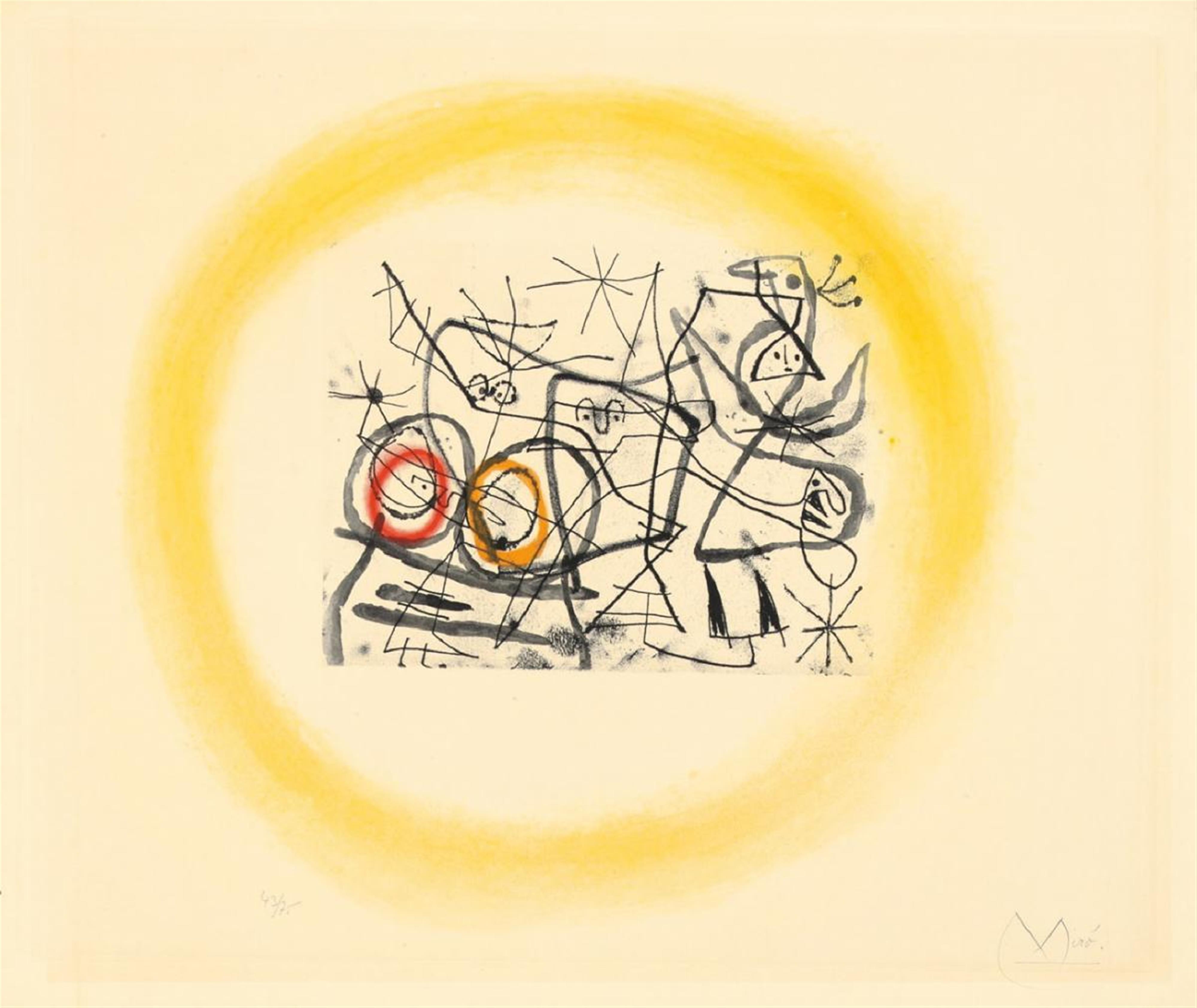 Joan Miró - Préparatifs d'Oiseaux II - image-1