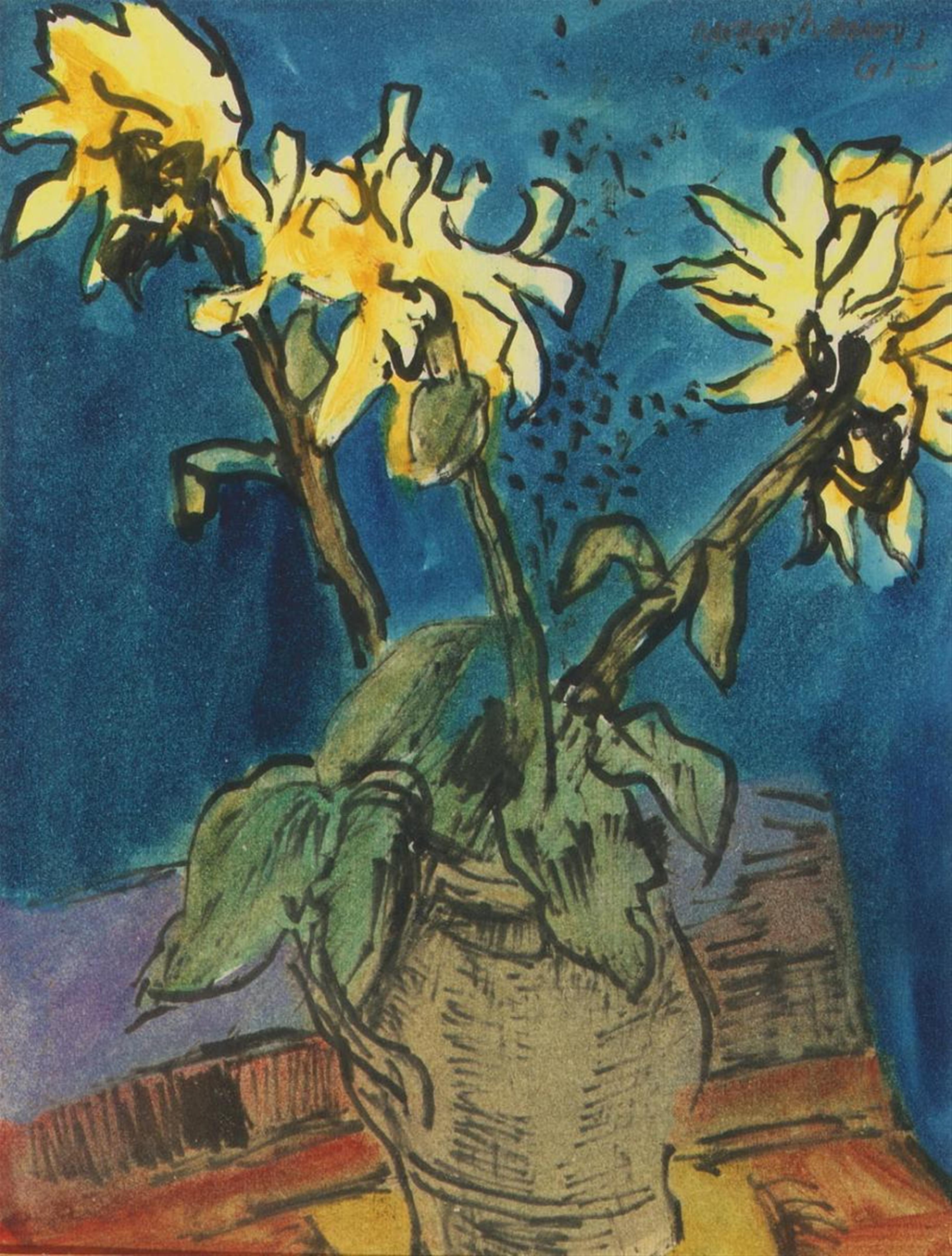 Ernst Mollenhauer - Gelbe Blumen - aus dem Keitumer Tagebuch - image-1