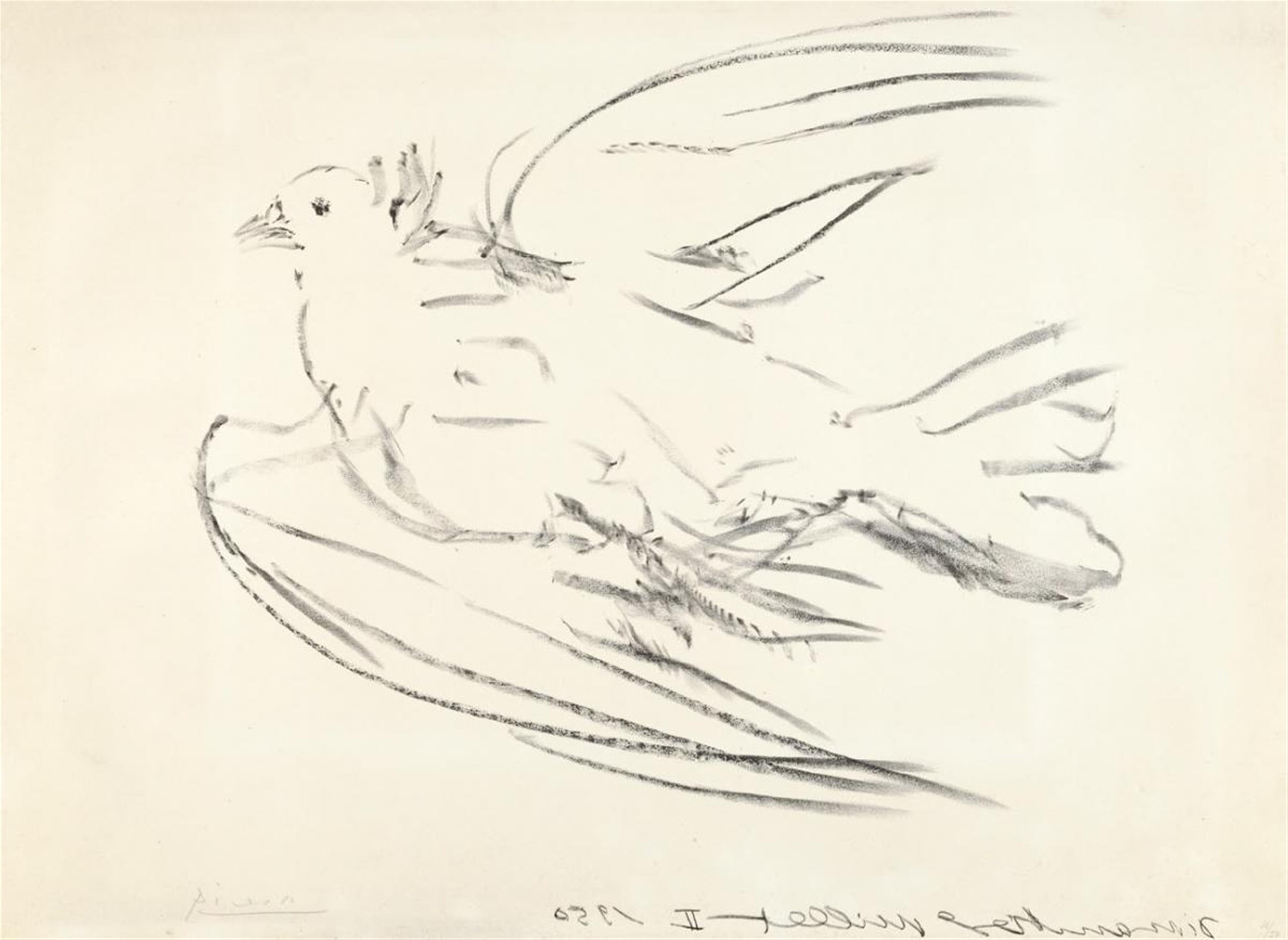 Pablo Picasso - La colombe volant - image-1