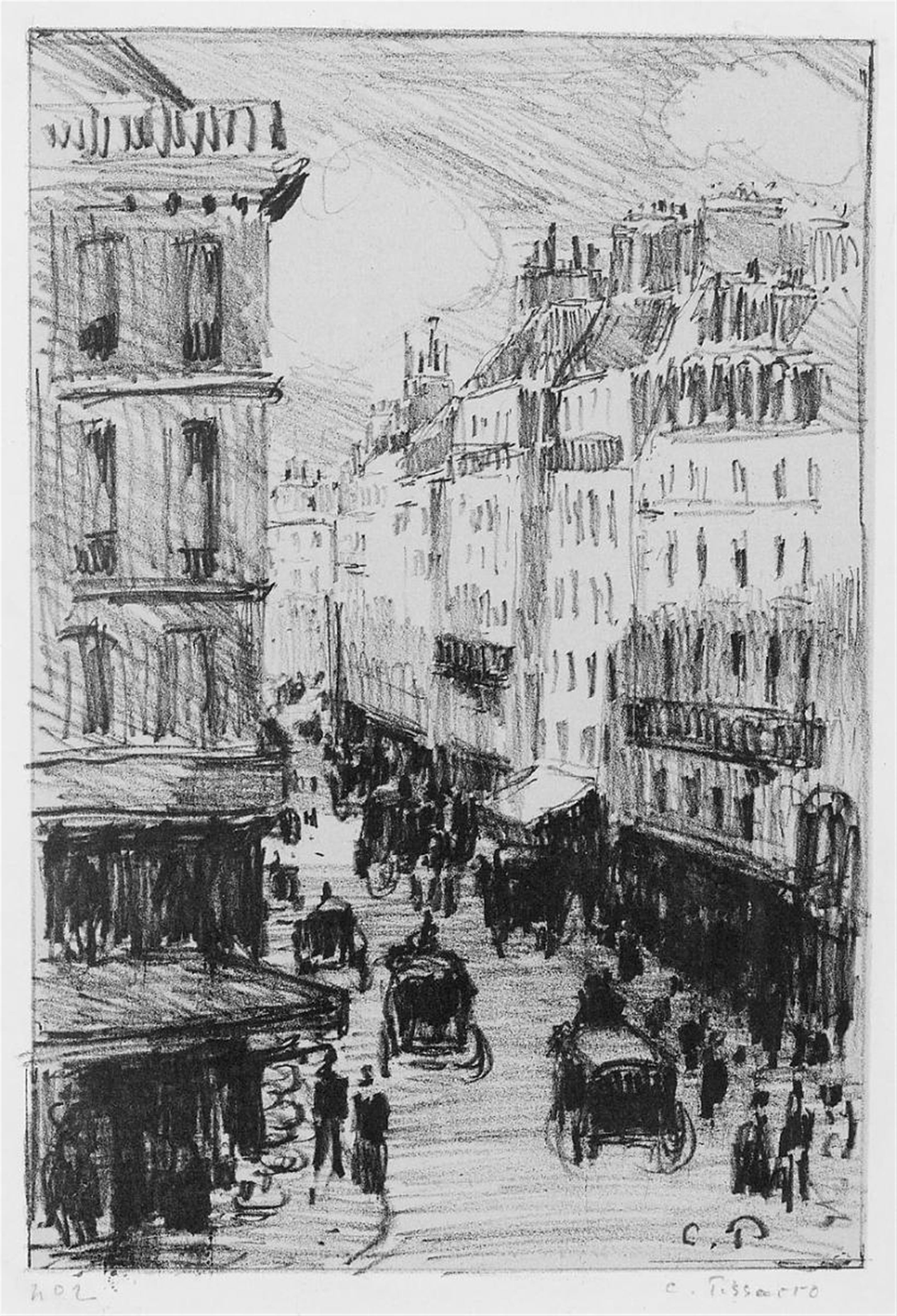 Camille Pissarro - Paris, Rue St. Lazare - image-1