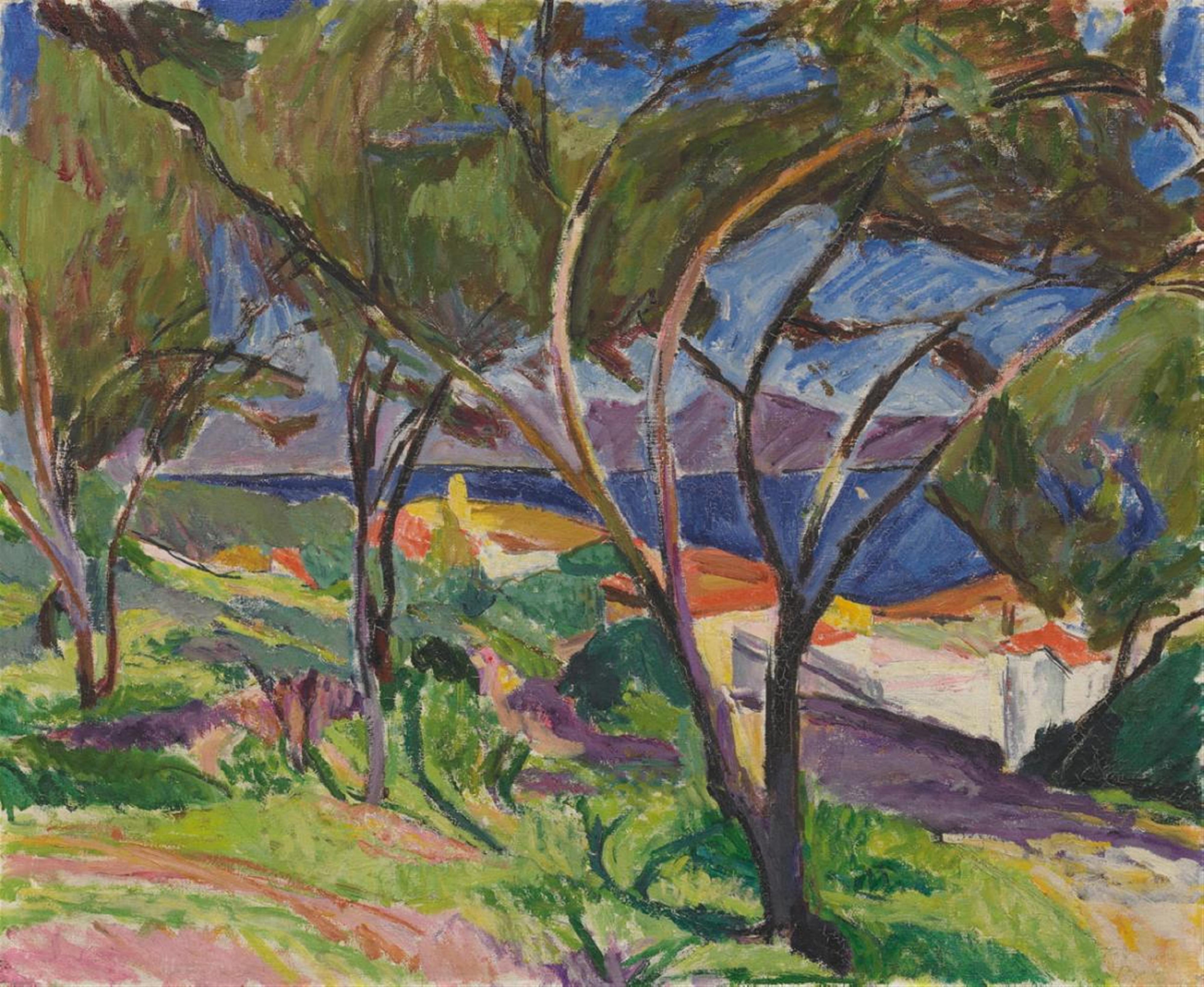 Hans Purrmann - Landschaft bei Collioure - image-1