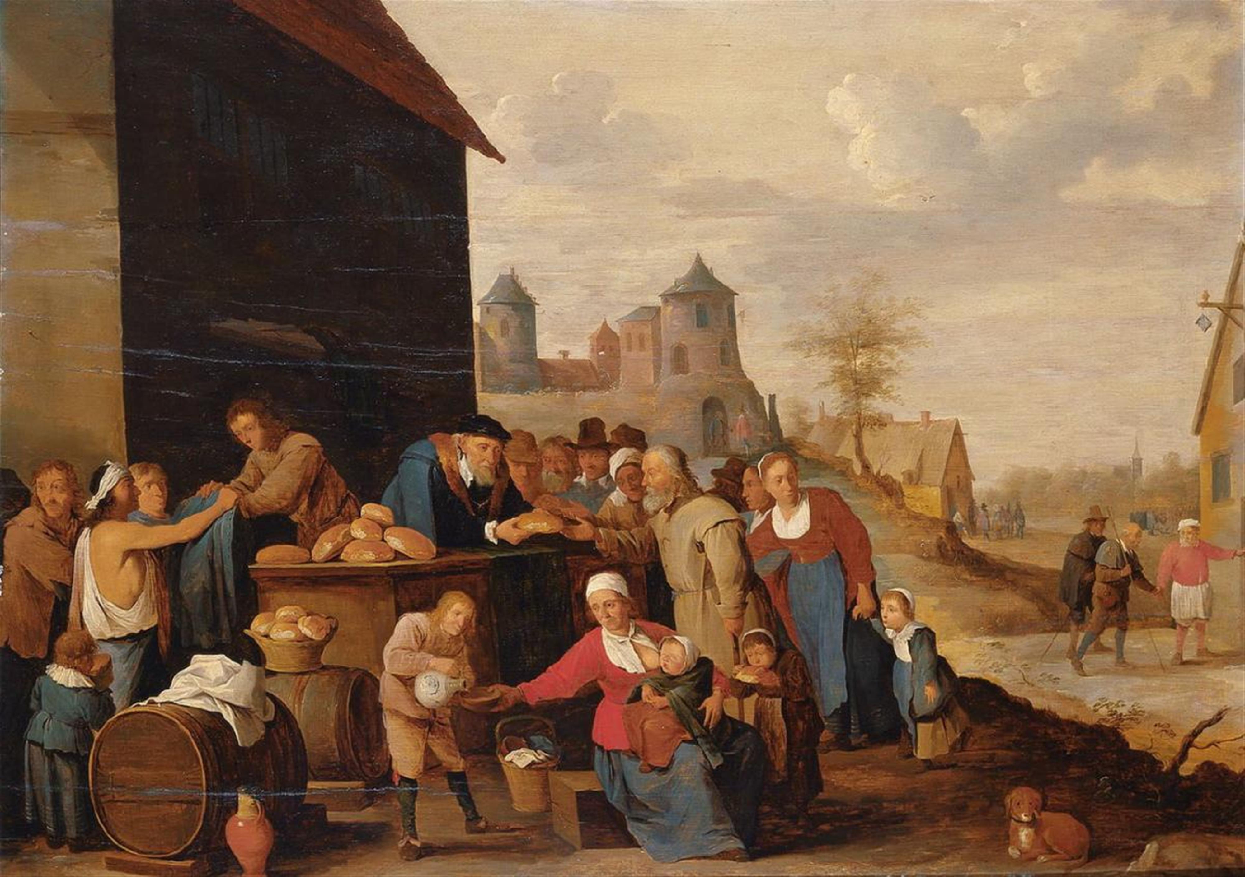 David Teniers d. J., Nachfolge - DIE SIEBEN WERKE DER BARMHERZIGKEIT. - image-1