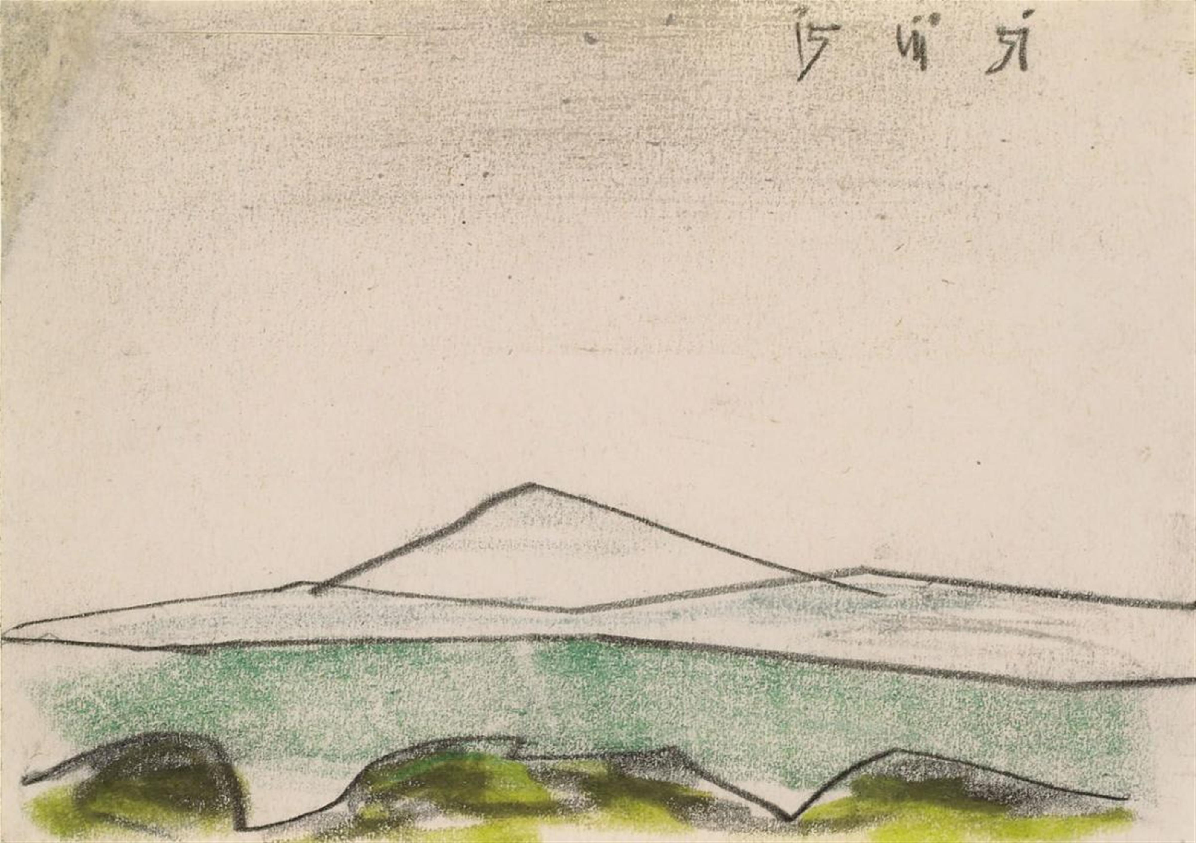 Lyonel Feininger - Mountain and Valley (Bei Lincoln, Massachusetts) - image-1