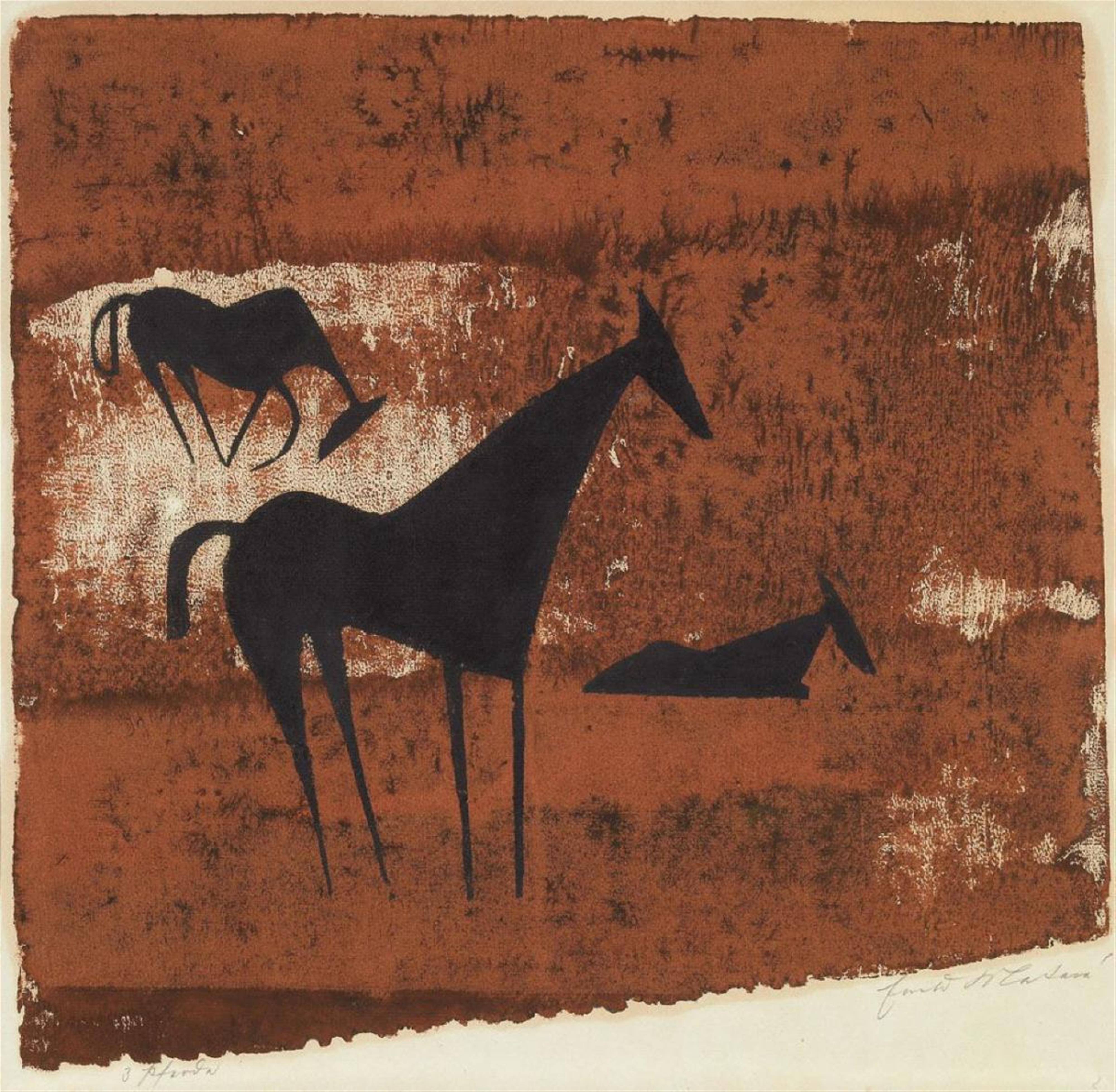 Ewald Mataré - Drei Pferde - image-1