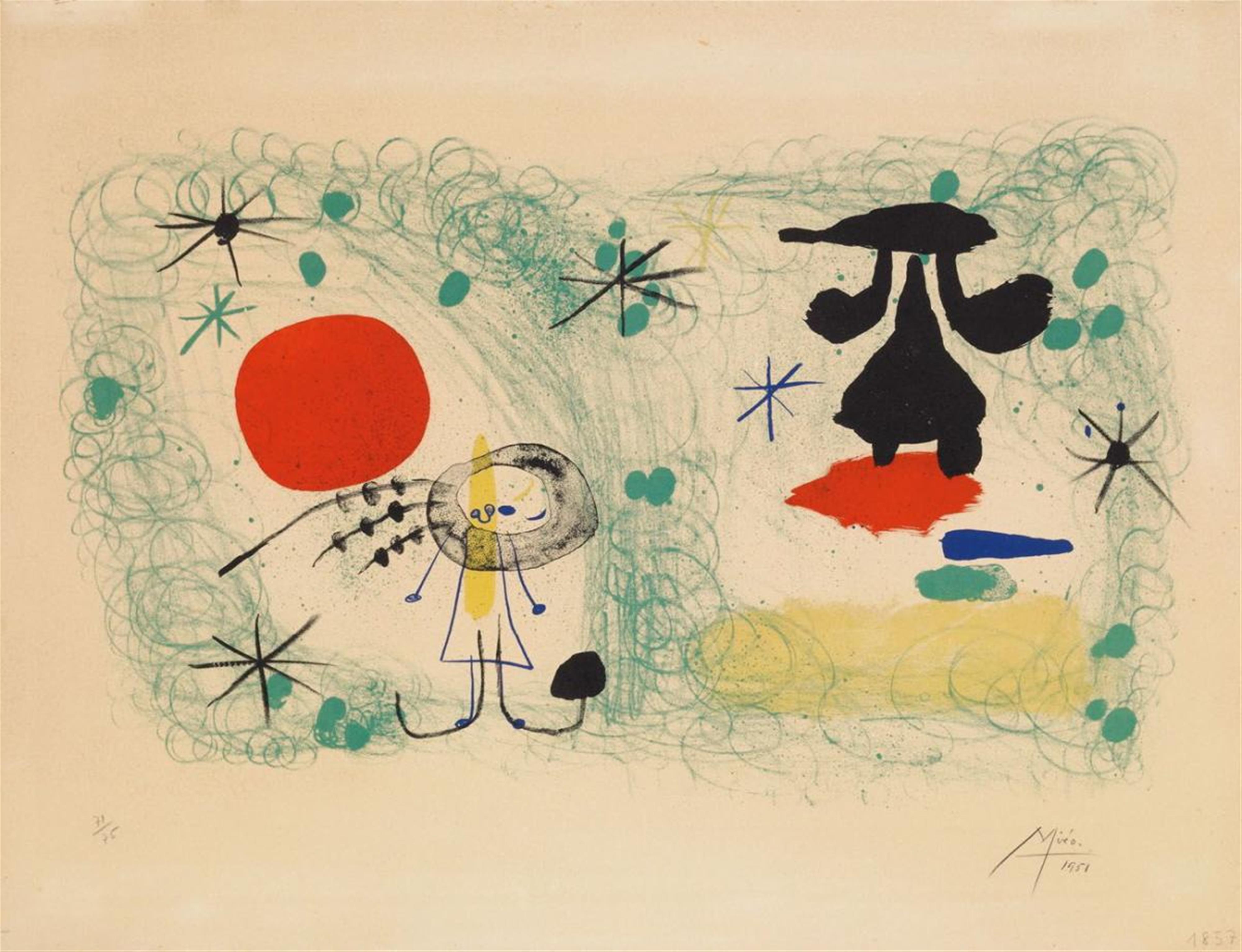 Joan Miró - Personnage dans un Jardin II - image-1