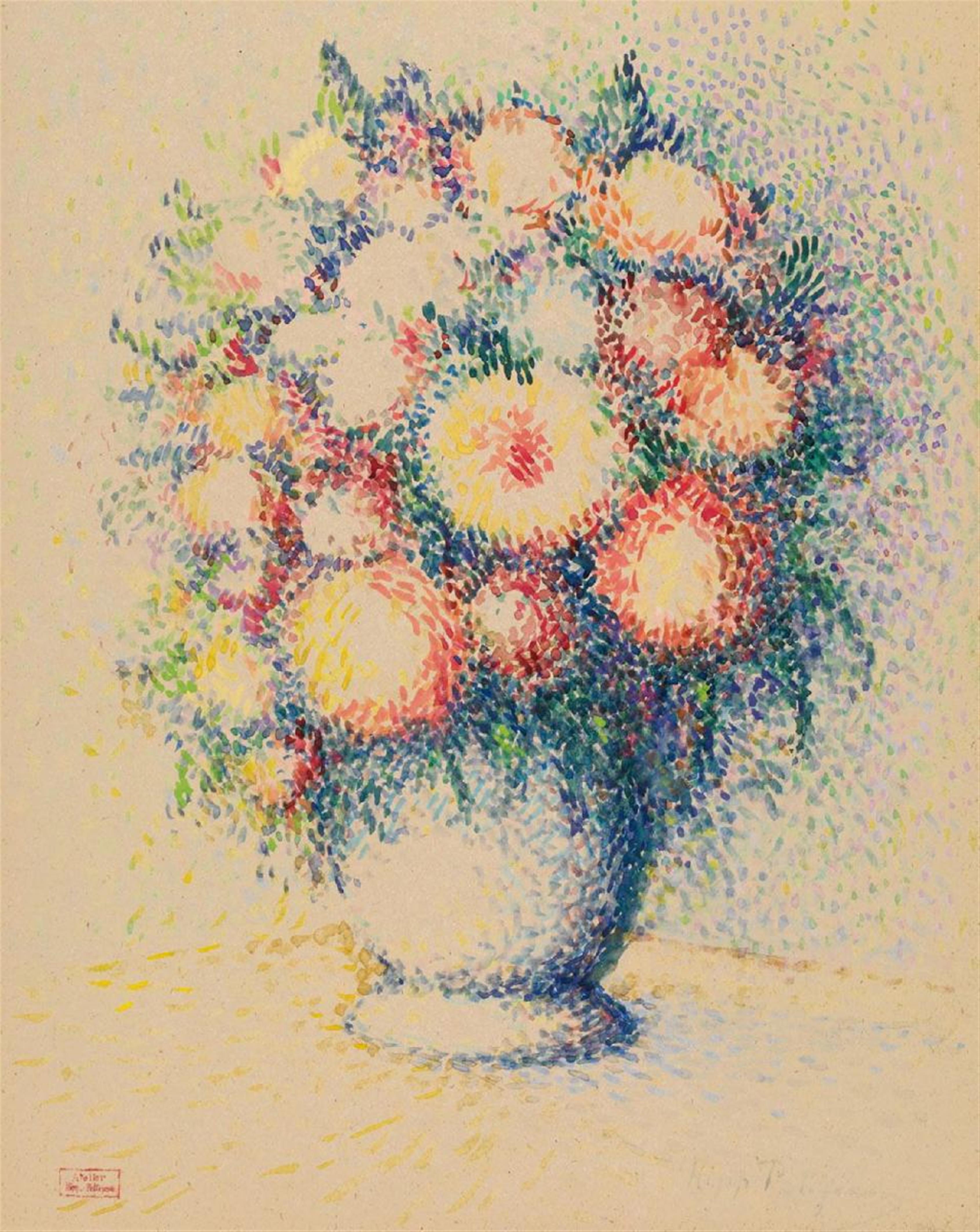 Hippolyte Petitjean - Bouquet de Pivoines - image-1