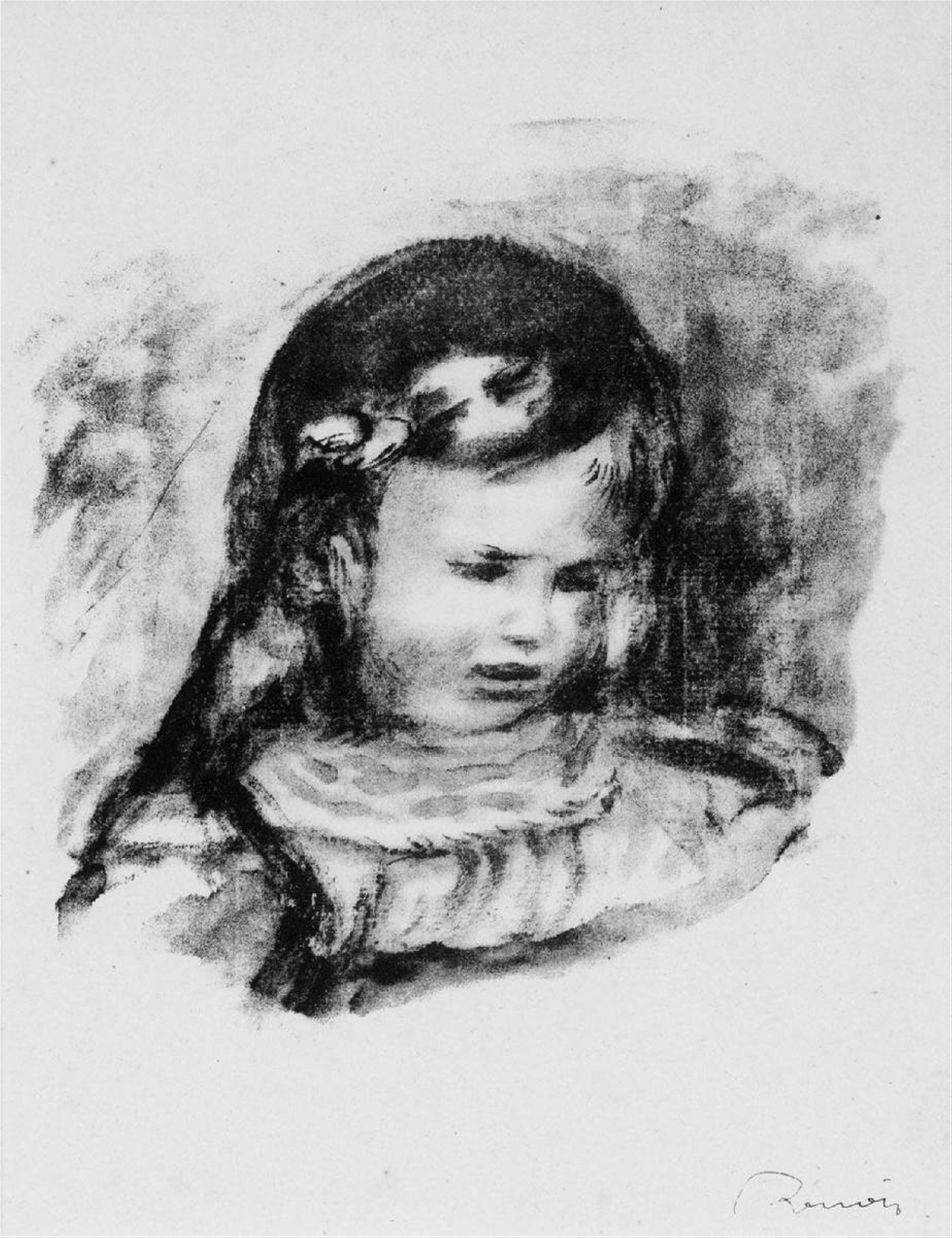 Pierre-Auguste Renoir - Claude Renoir, la Tête baissé - image-1
