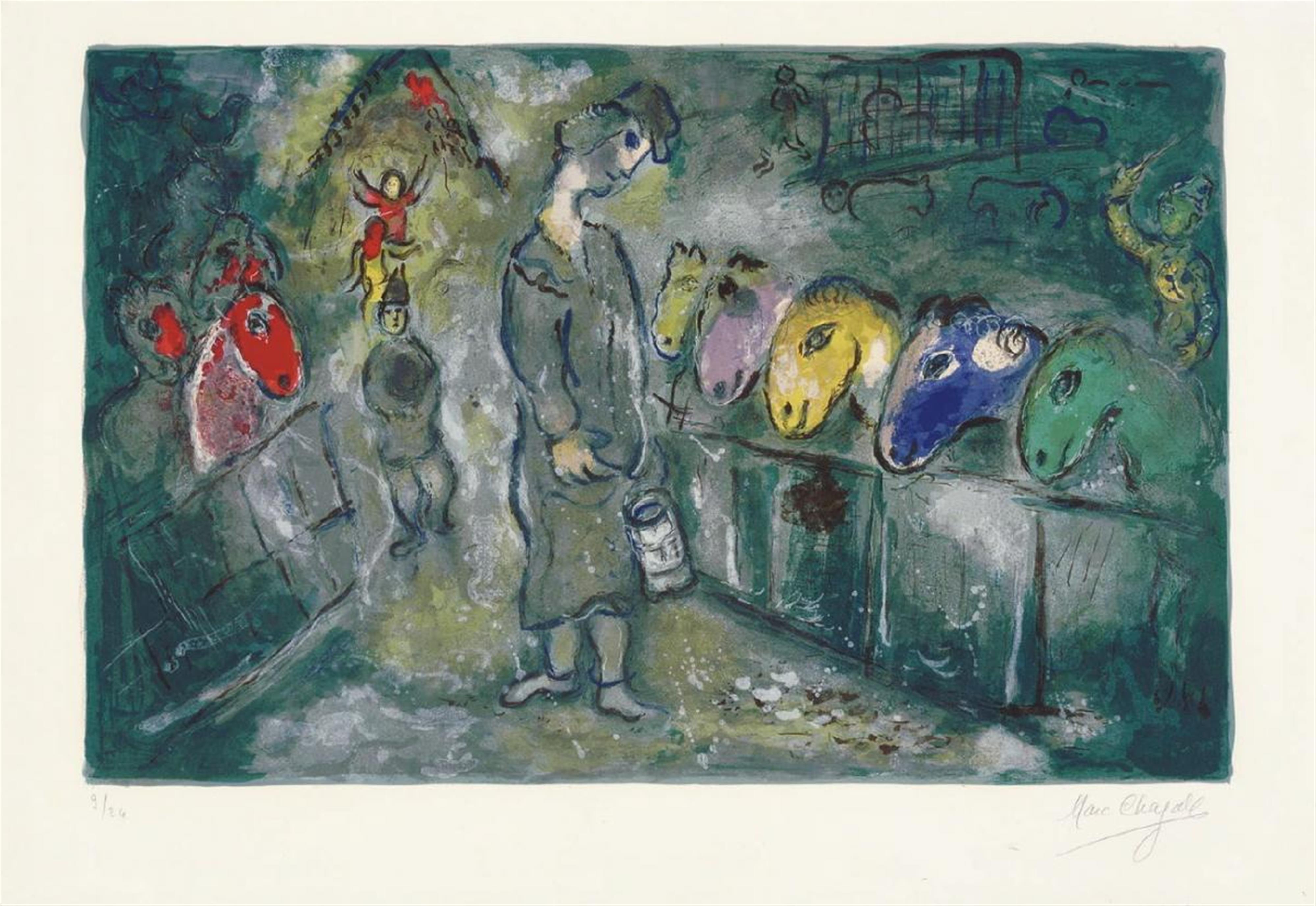 Marc Chagall - Die Fütterung der Zirkuspferde - image-1