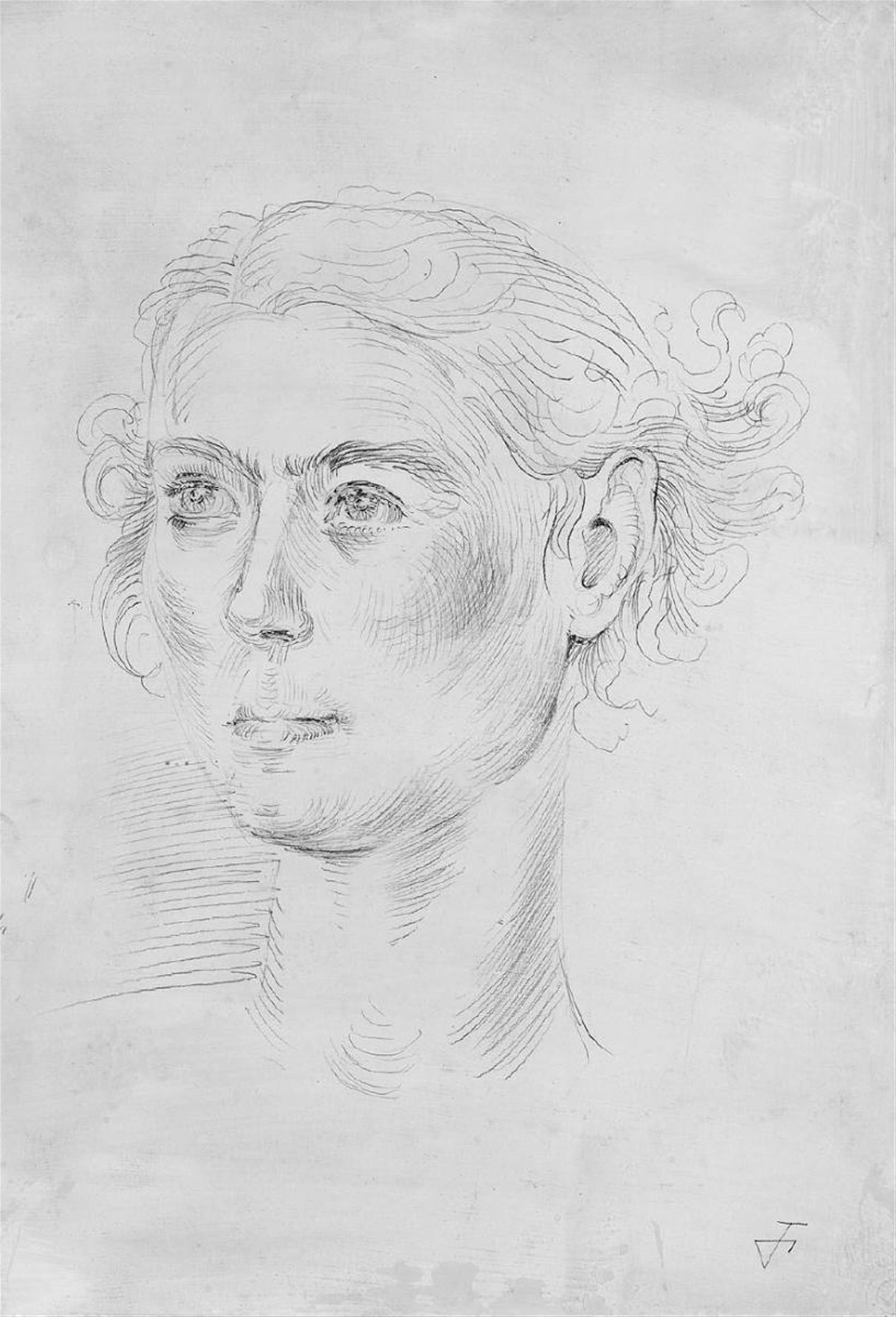 Otto Dix - Kopf einer jungen Frau - image-1