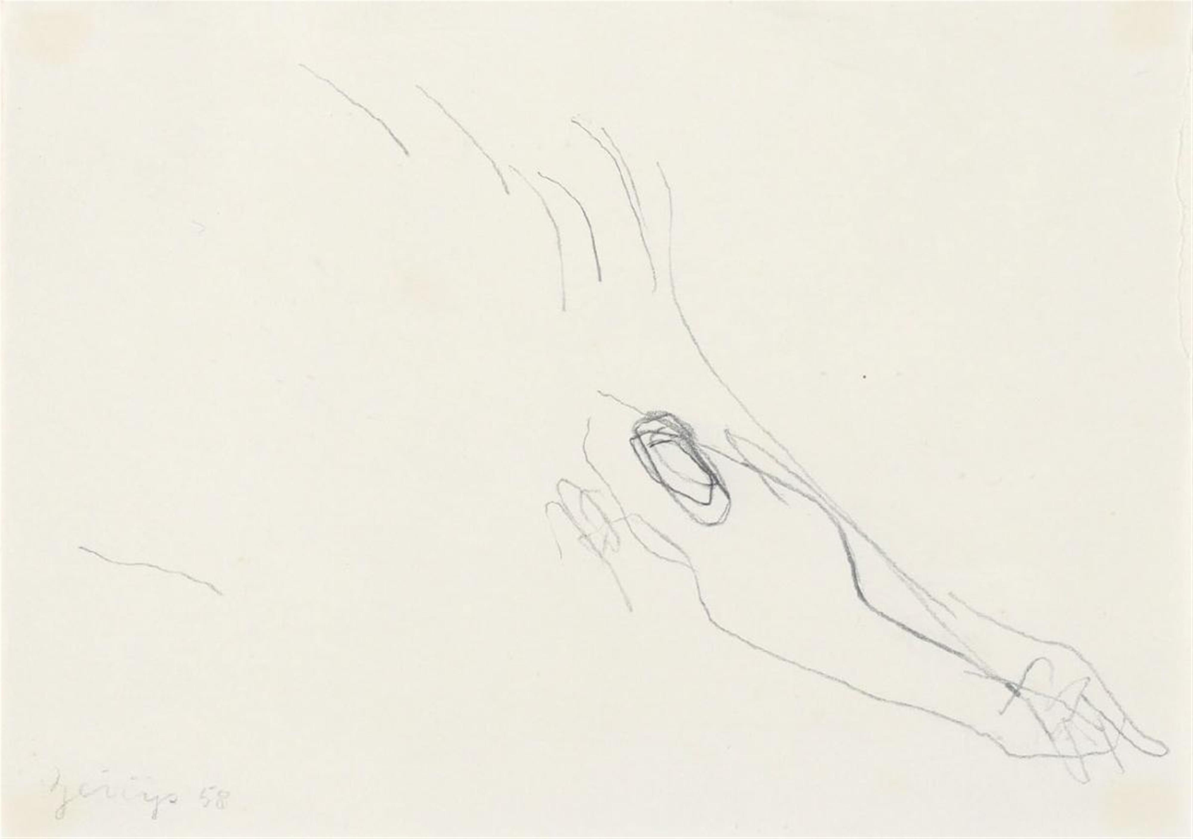 Joseph Beuys - Ohne Titel (Hirschkopf) - image-2