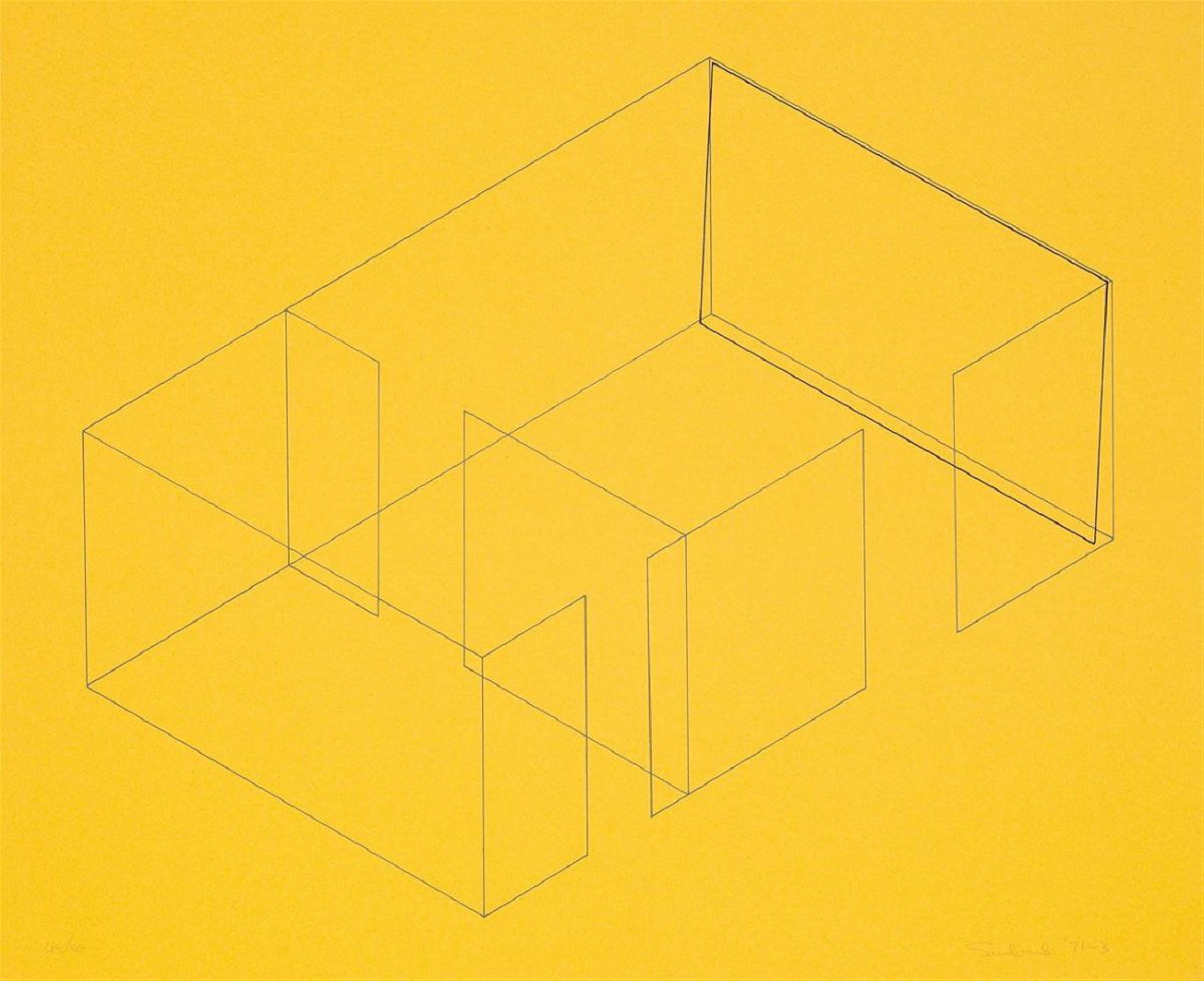 Fred Sandback - Acht Variationen für die Galerie Heiner Friedrich - image-1