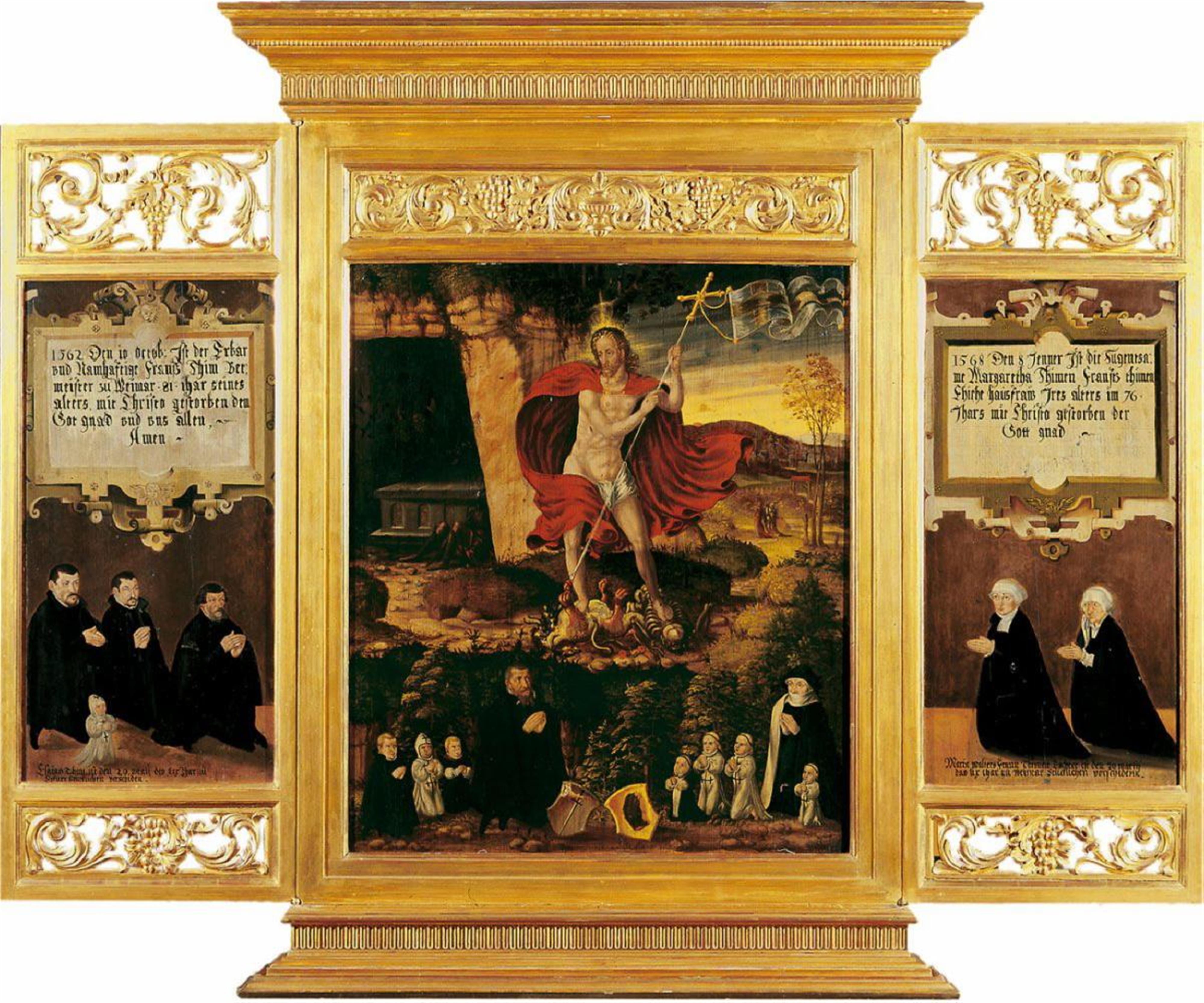 Lucas Cranach d. J., Umkreis - EPITAPH FÜR DEN 1562 VERSTORBENEN FRANZ THIM - image-1