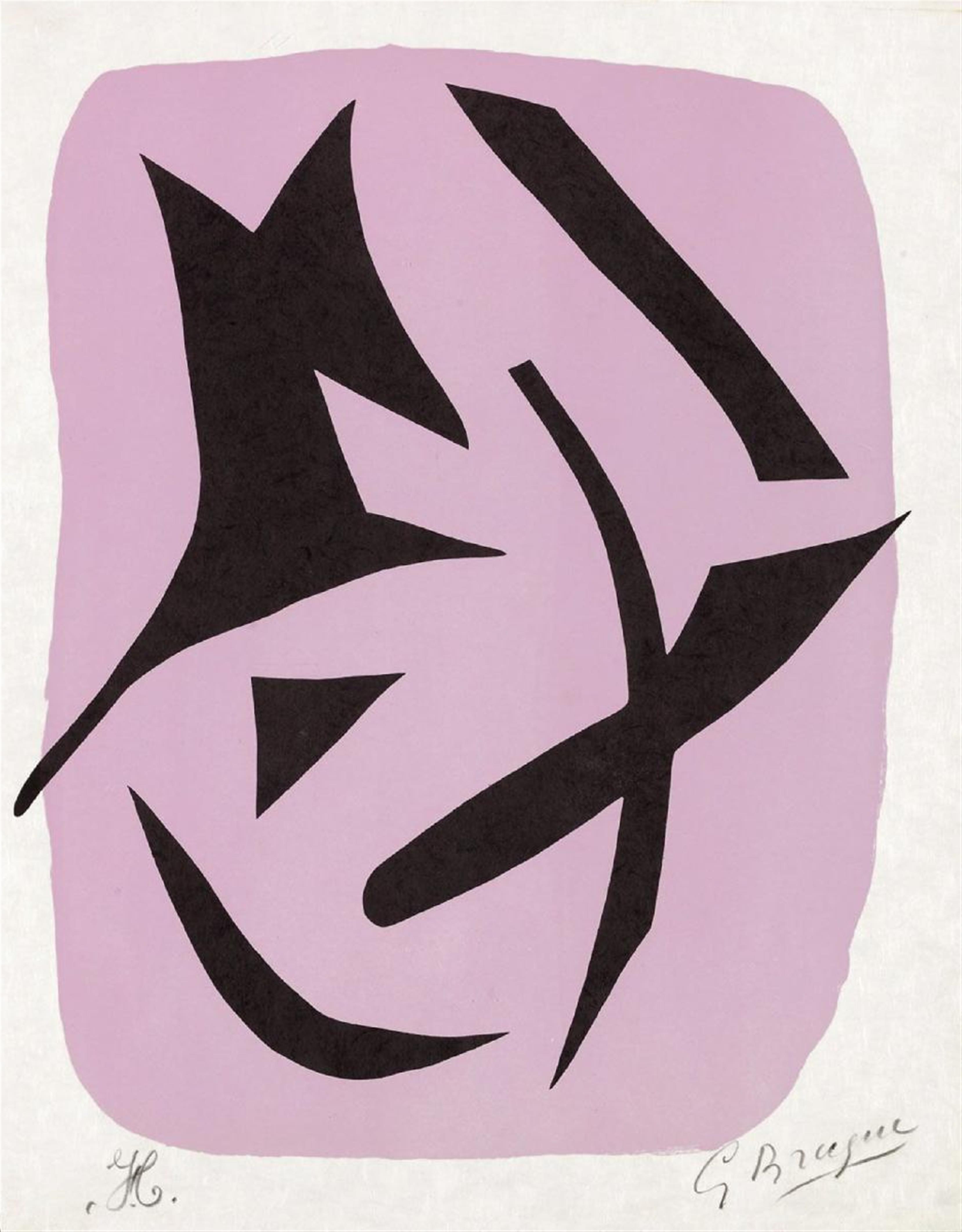 Georges Braque - Deux Oiseaux - image-1