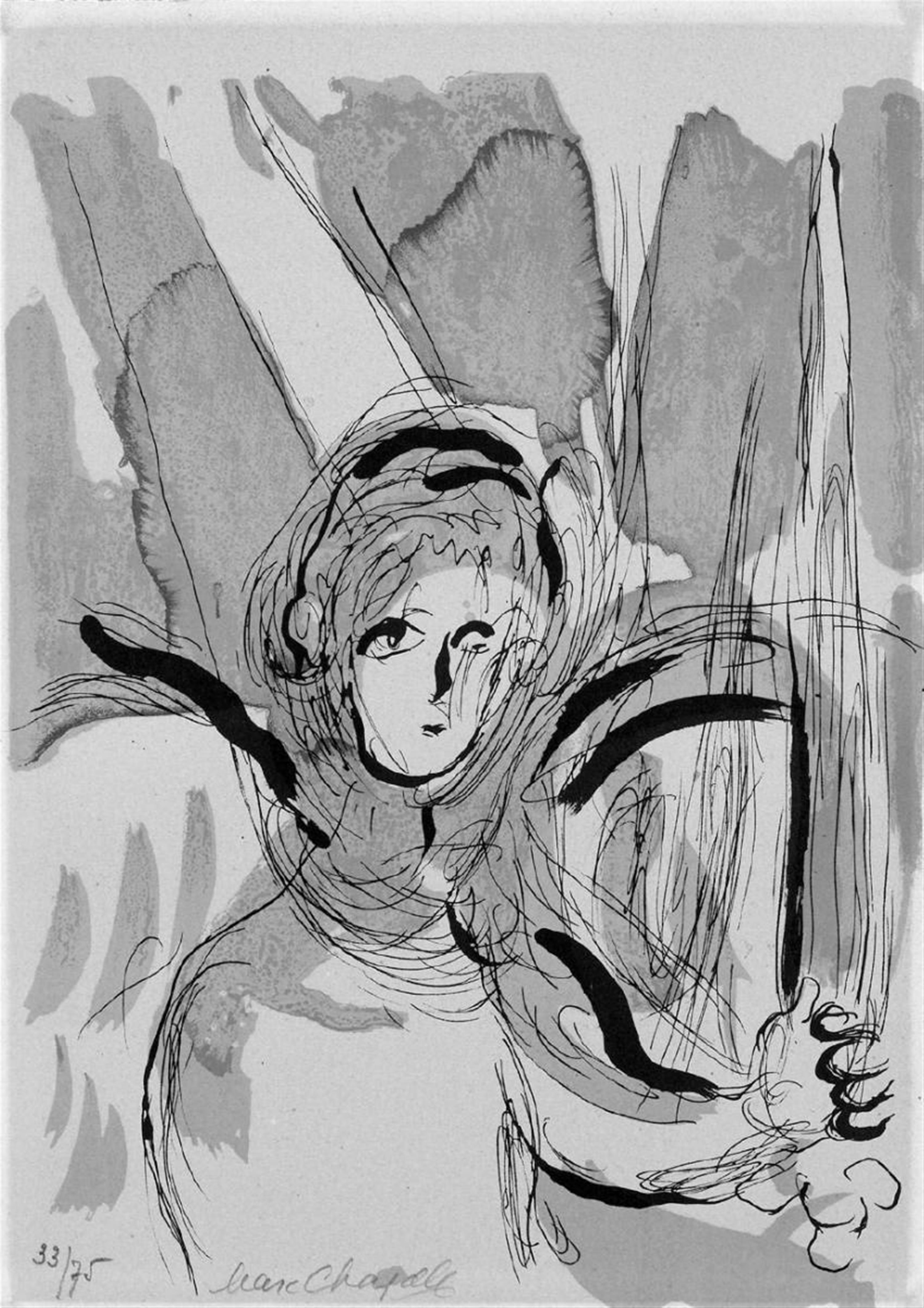 Marc Chagall - Der Engel mit dem Schwert - image-1