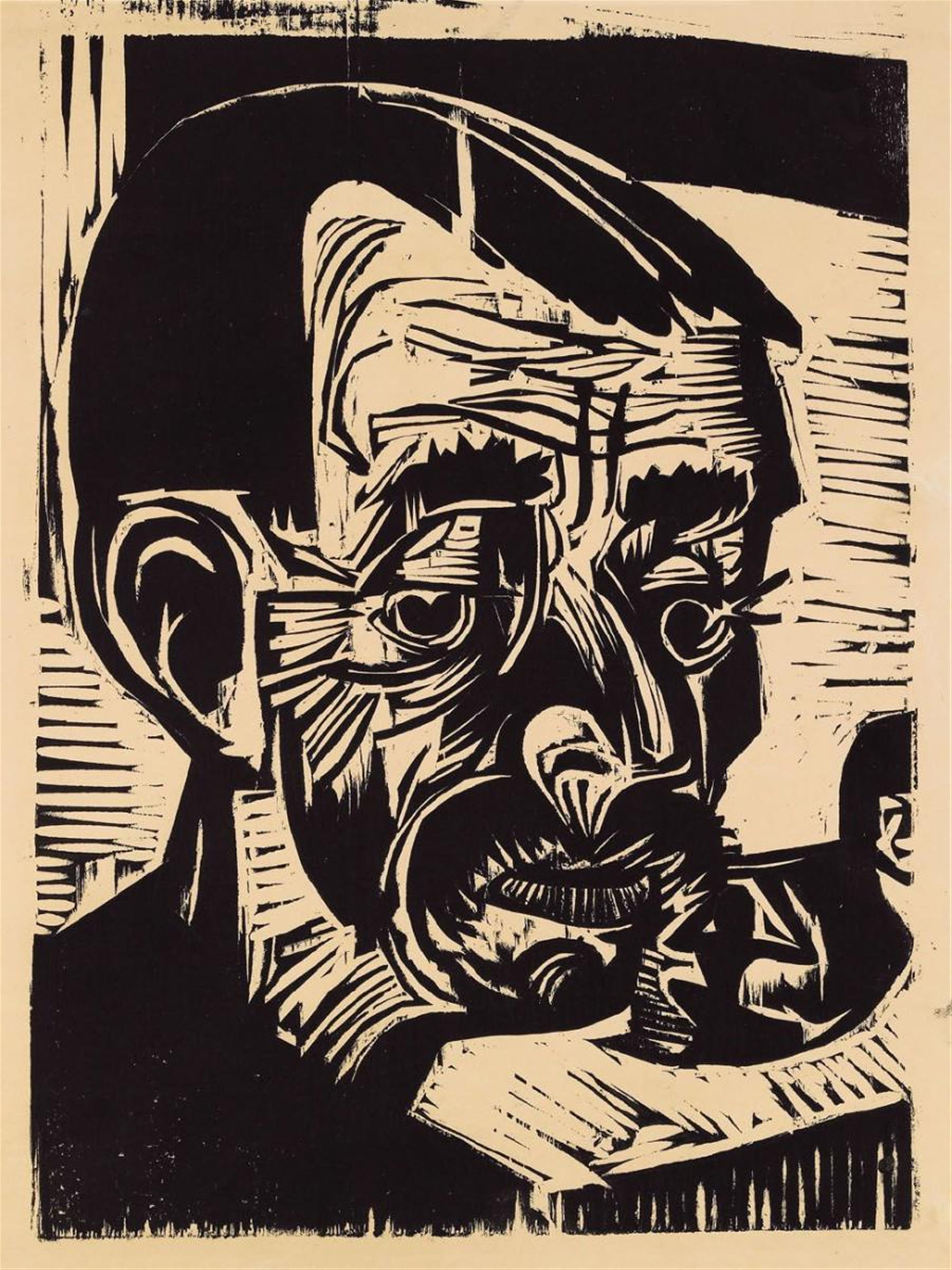 Ernst Ludwig Kirchner - Bauernkopf Andreas - image-1