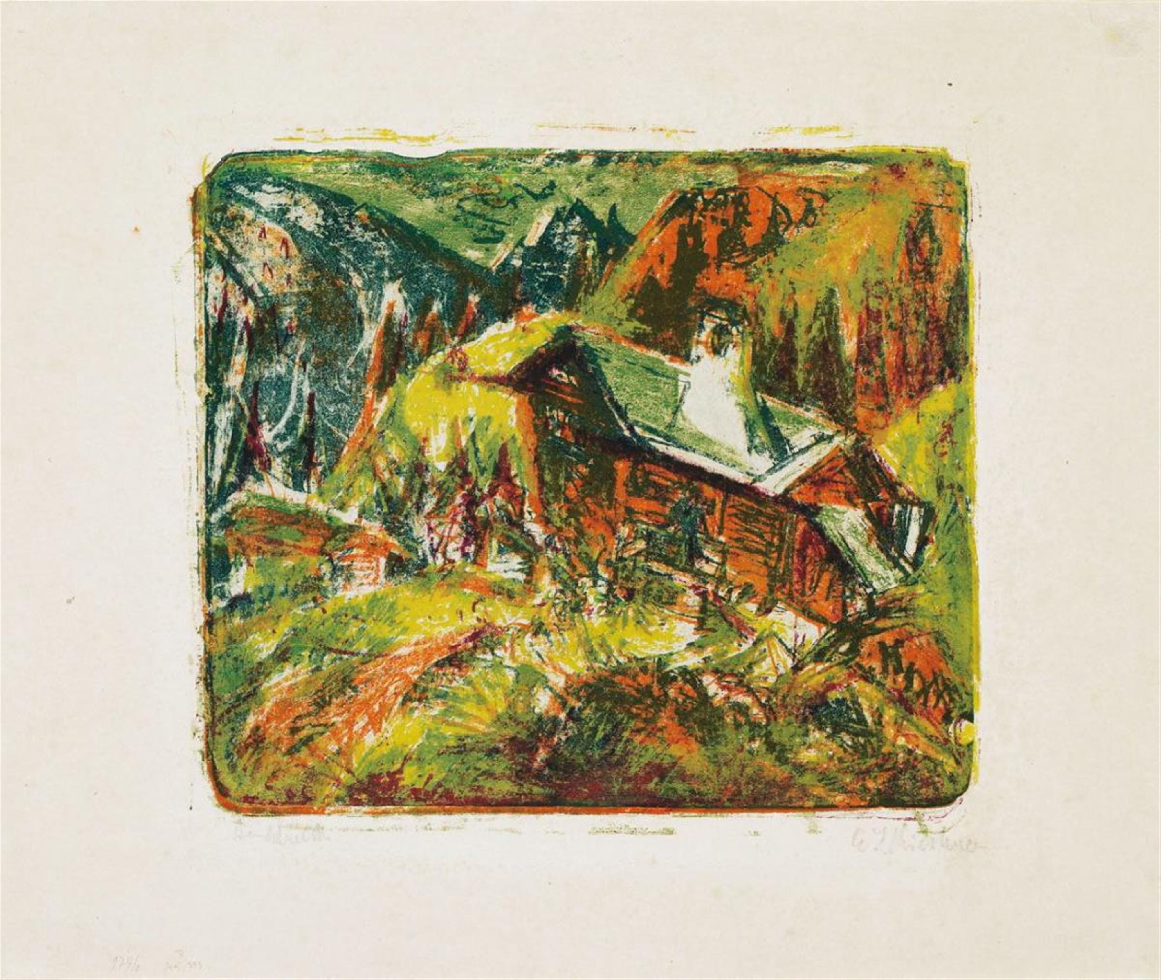 Ernst Ludwig Kirchner - Berghaus - image-1