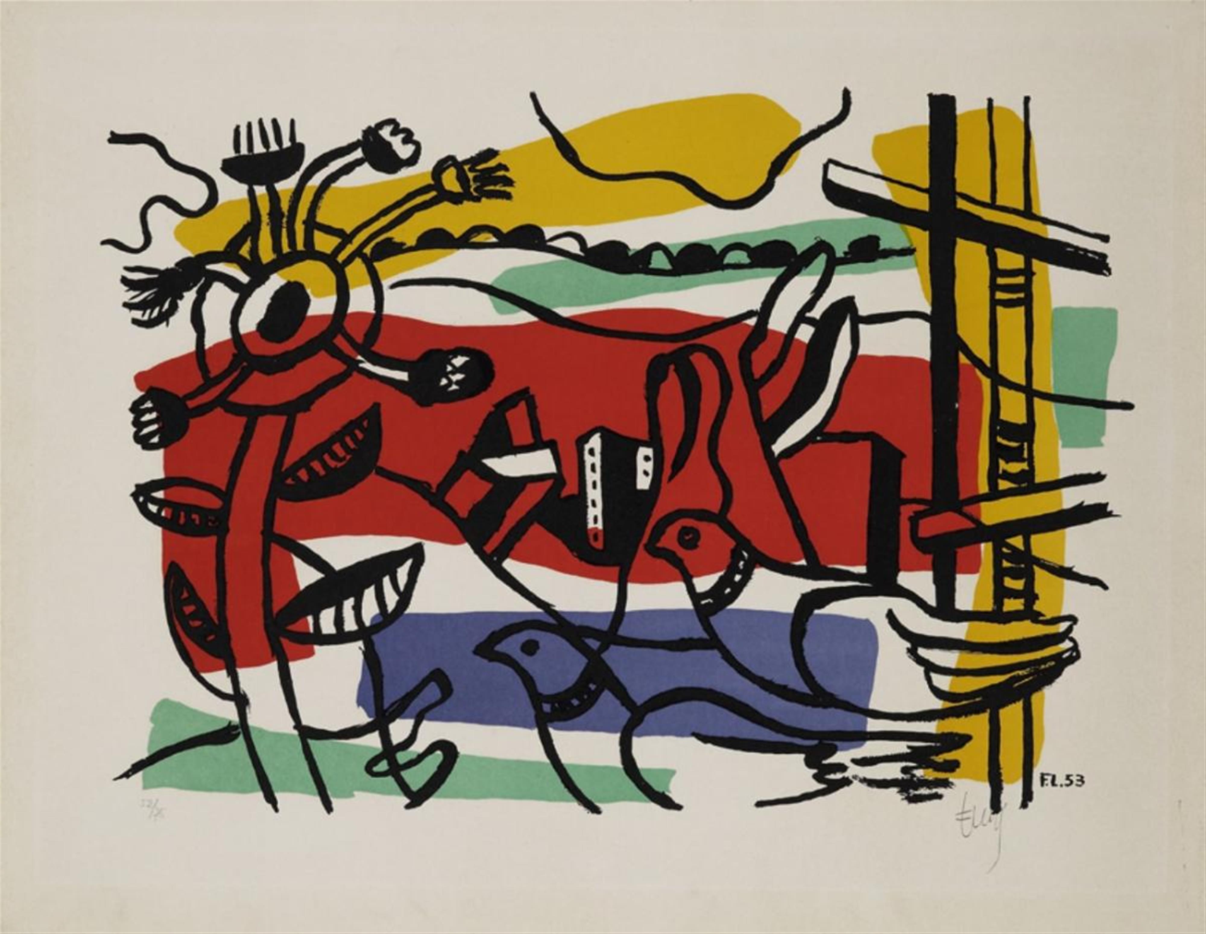 Fernand Léger - Composition aux deux oiseaux - image-1