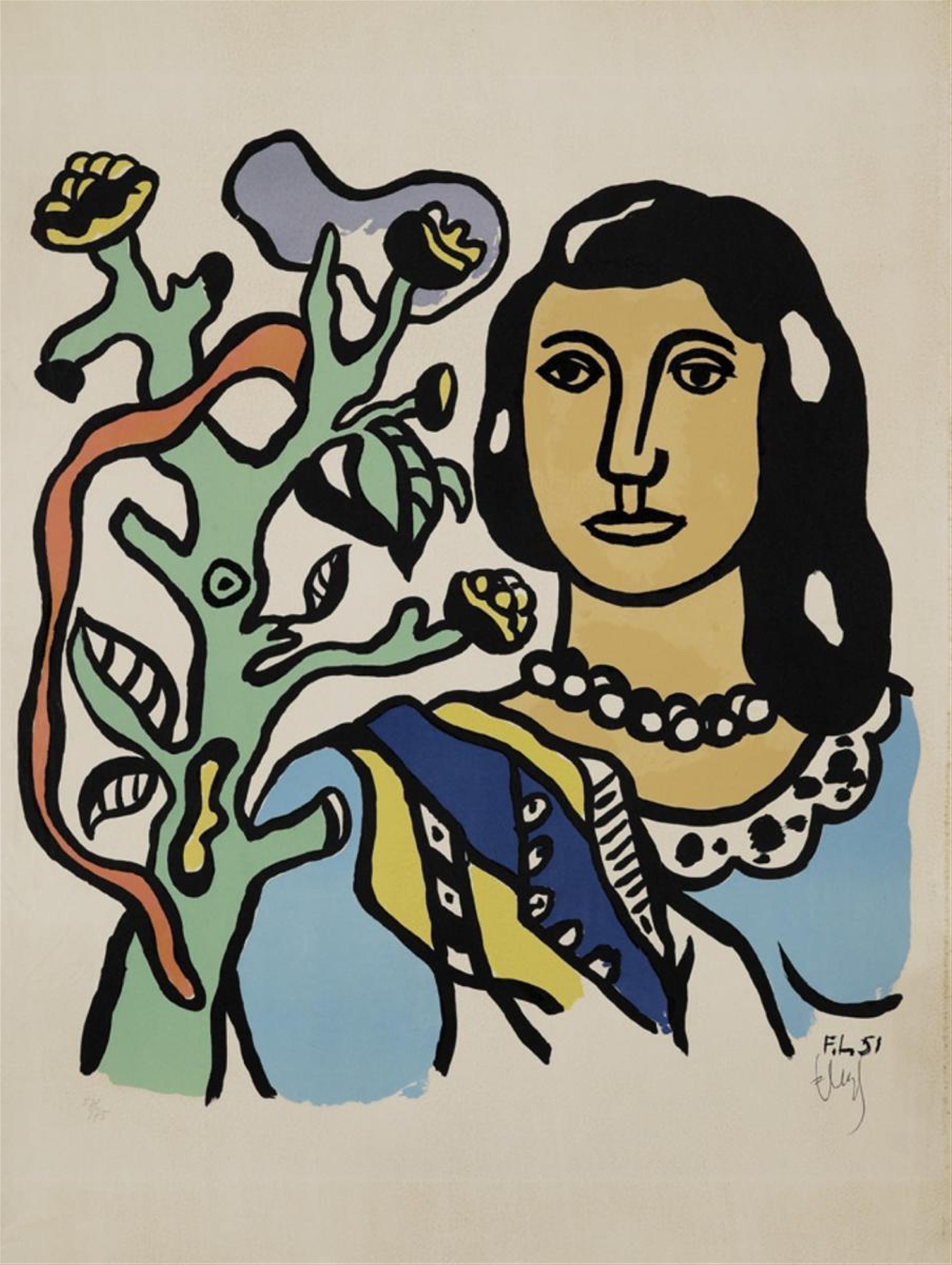 Fernand Léger - La Femme et la Fleur - image-1