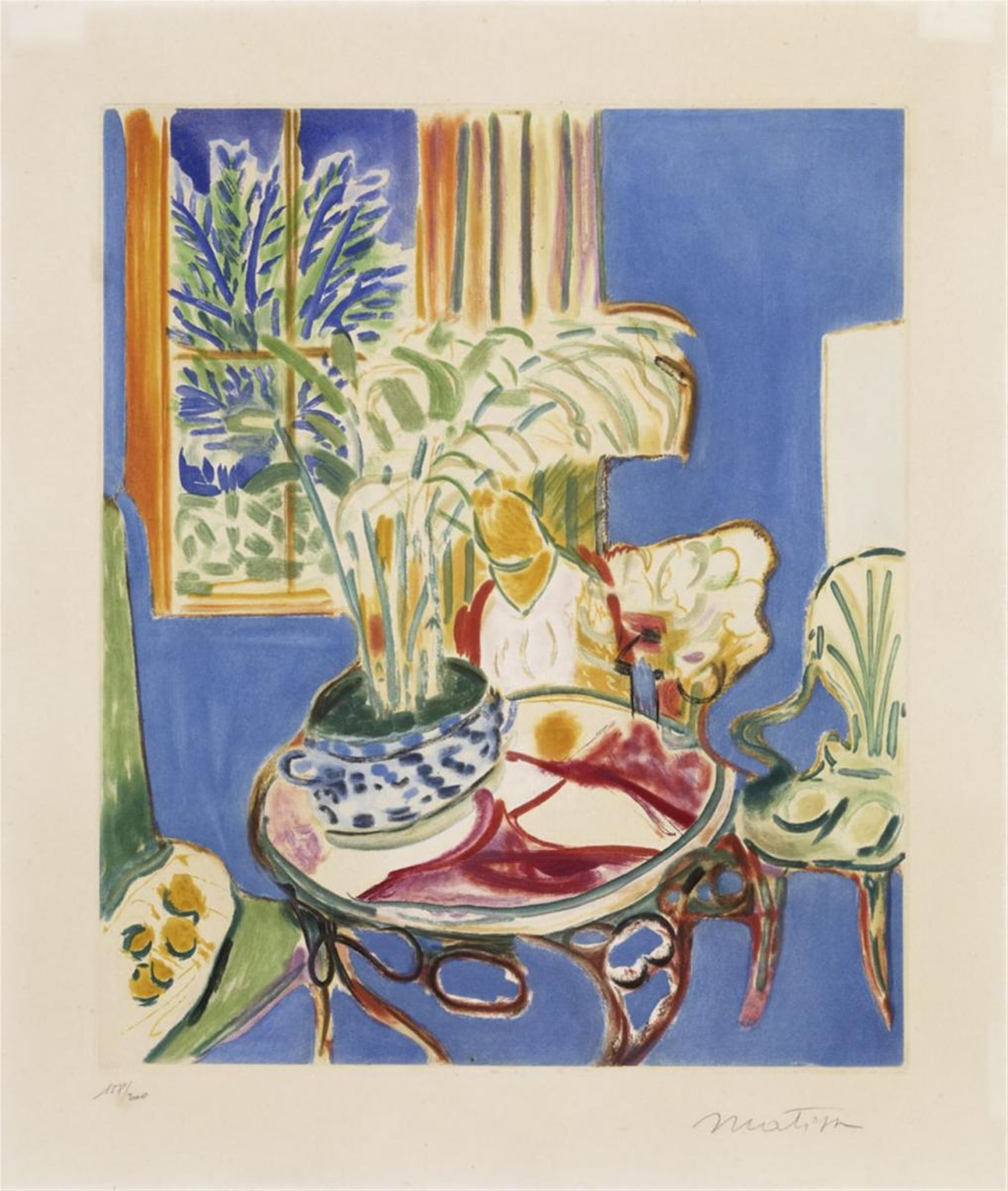 Nach Henri Matisse - Petit Intérieur bleu - image-1