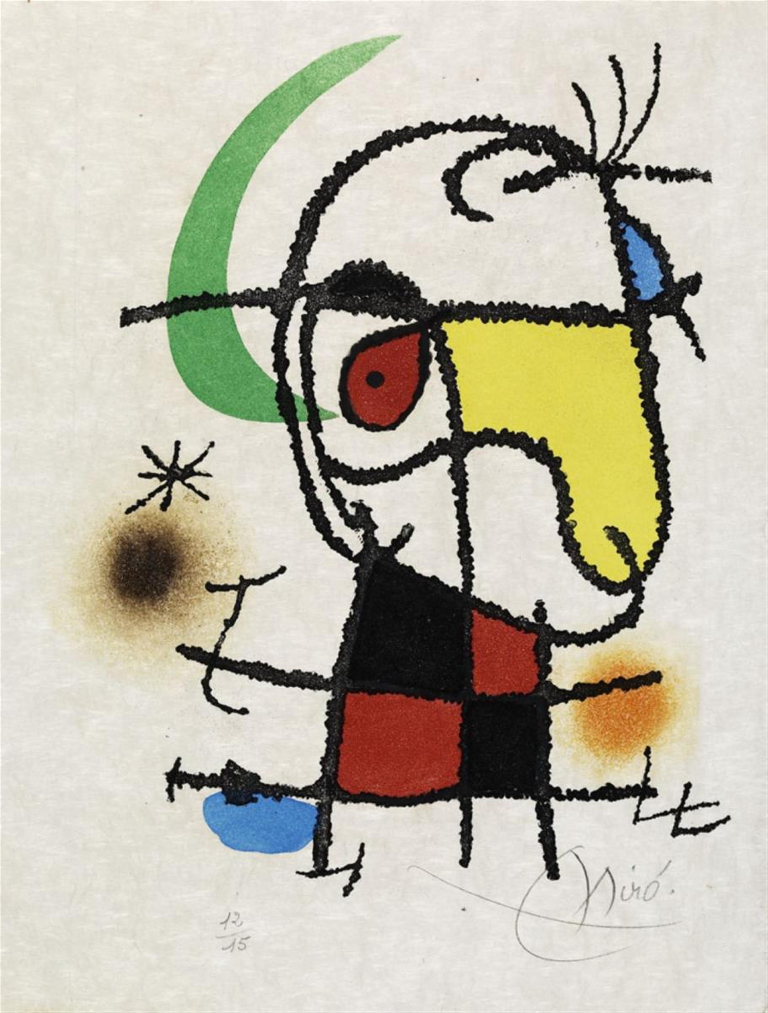 Joan Miró - Aus: Le Vent parmi les roseaux - image-1