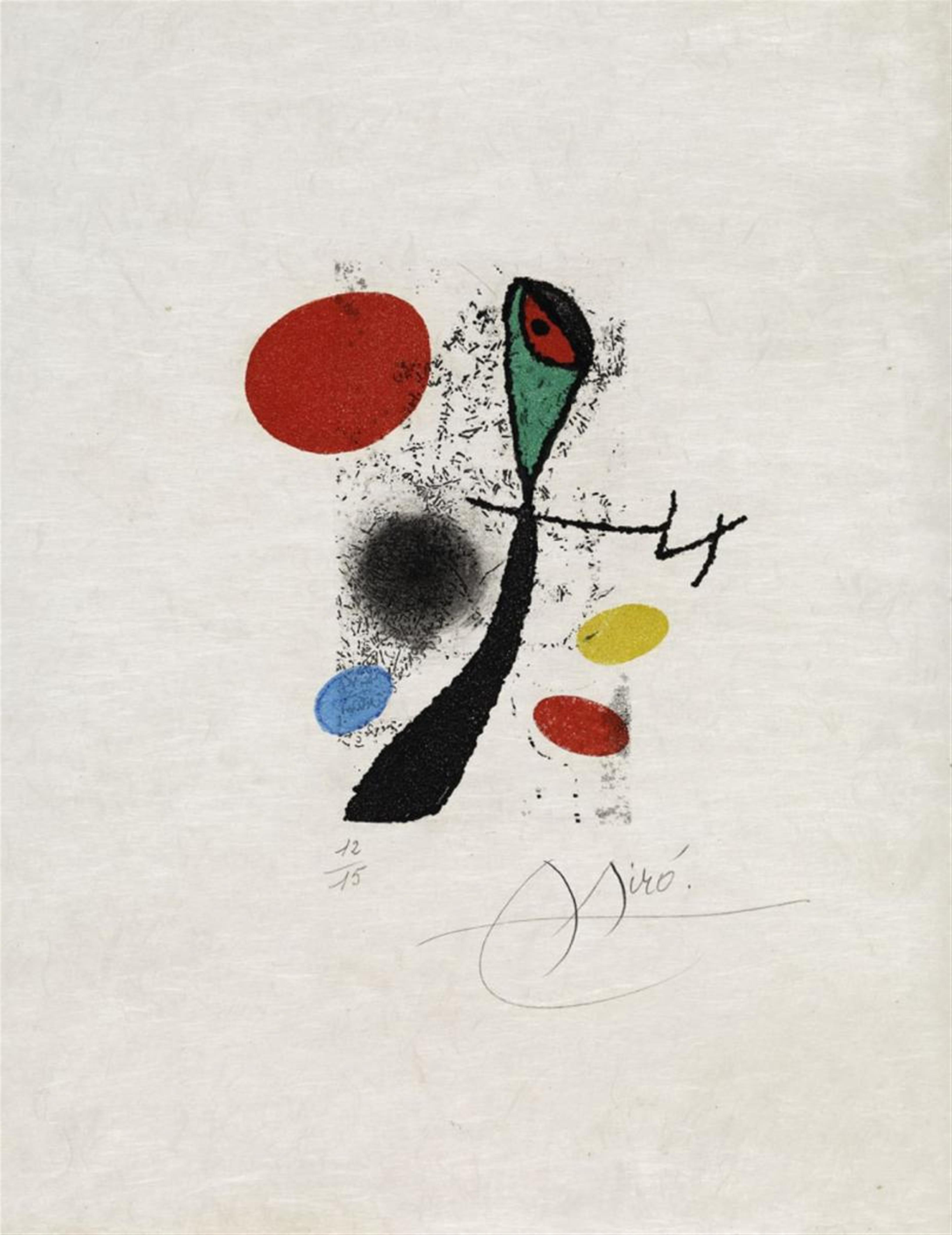 Joan Miró - Aus: Le Vent parmi les Roseaux - image-1