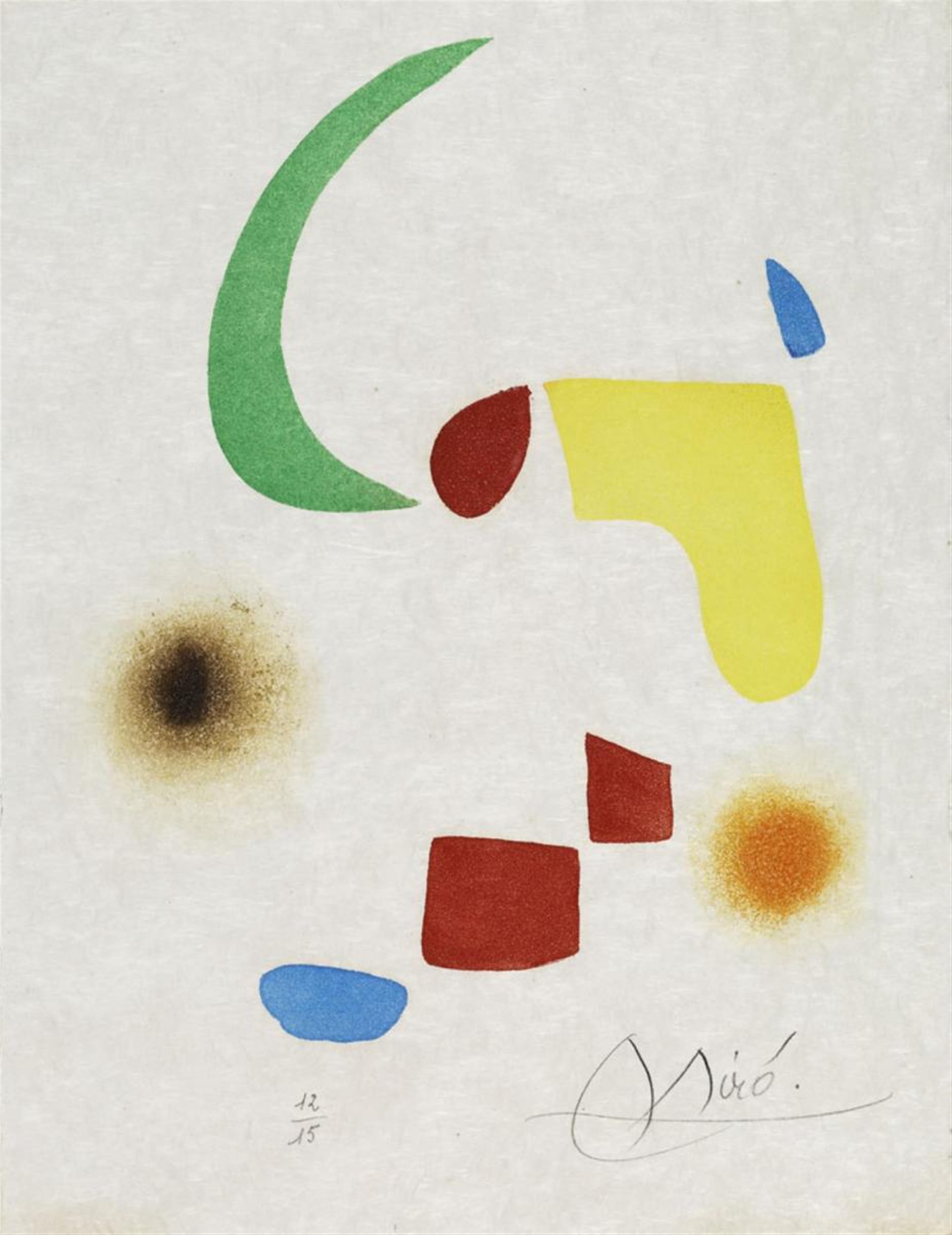 Joan Miró - Aus: Le Vent parmi les Roseaux - image-1