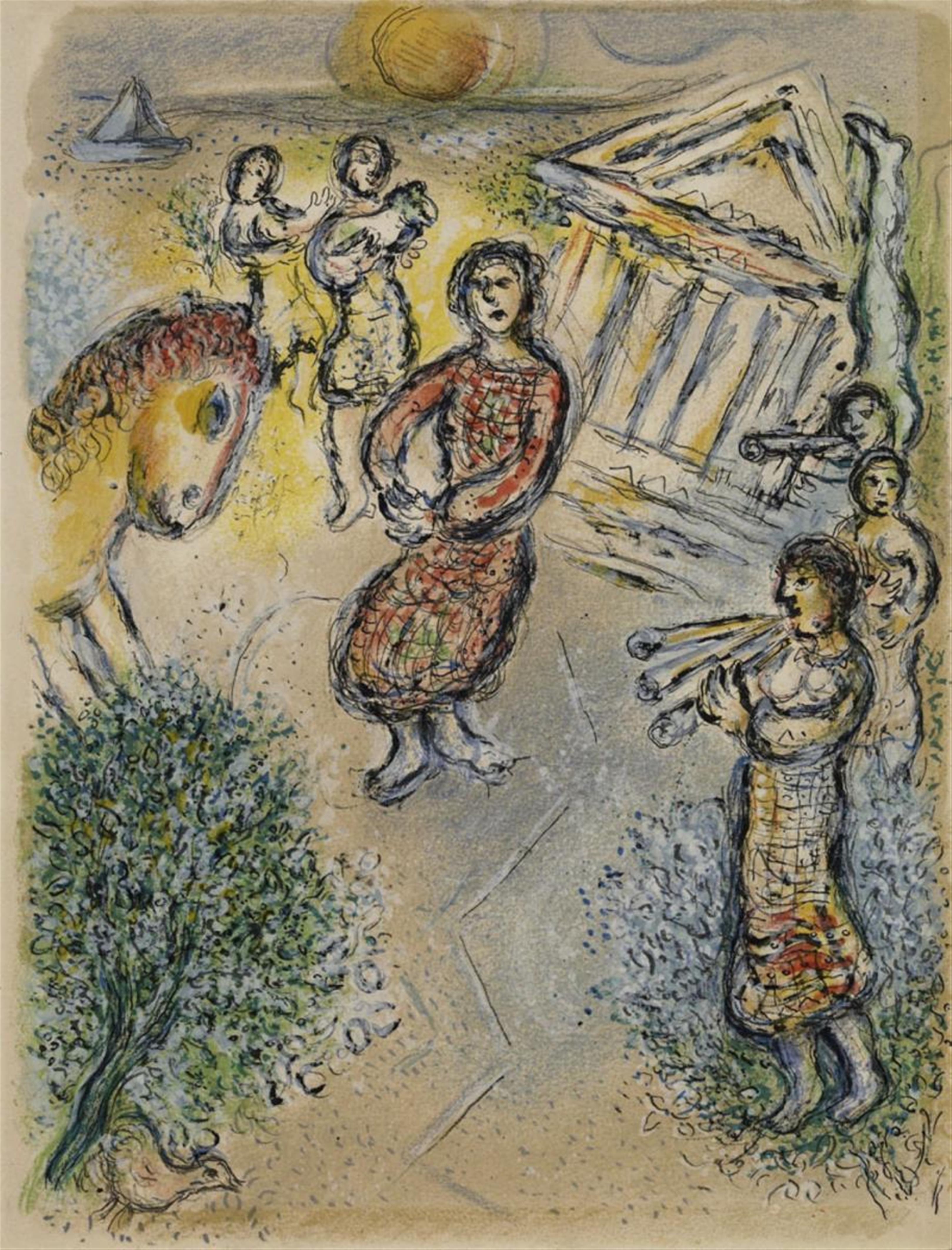 Marc Chagall - Die Zubereitung des Festmahls für die Feier - image-1