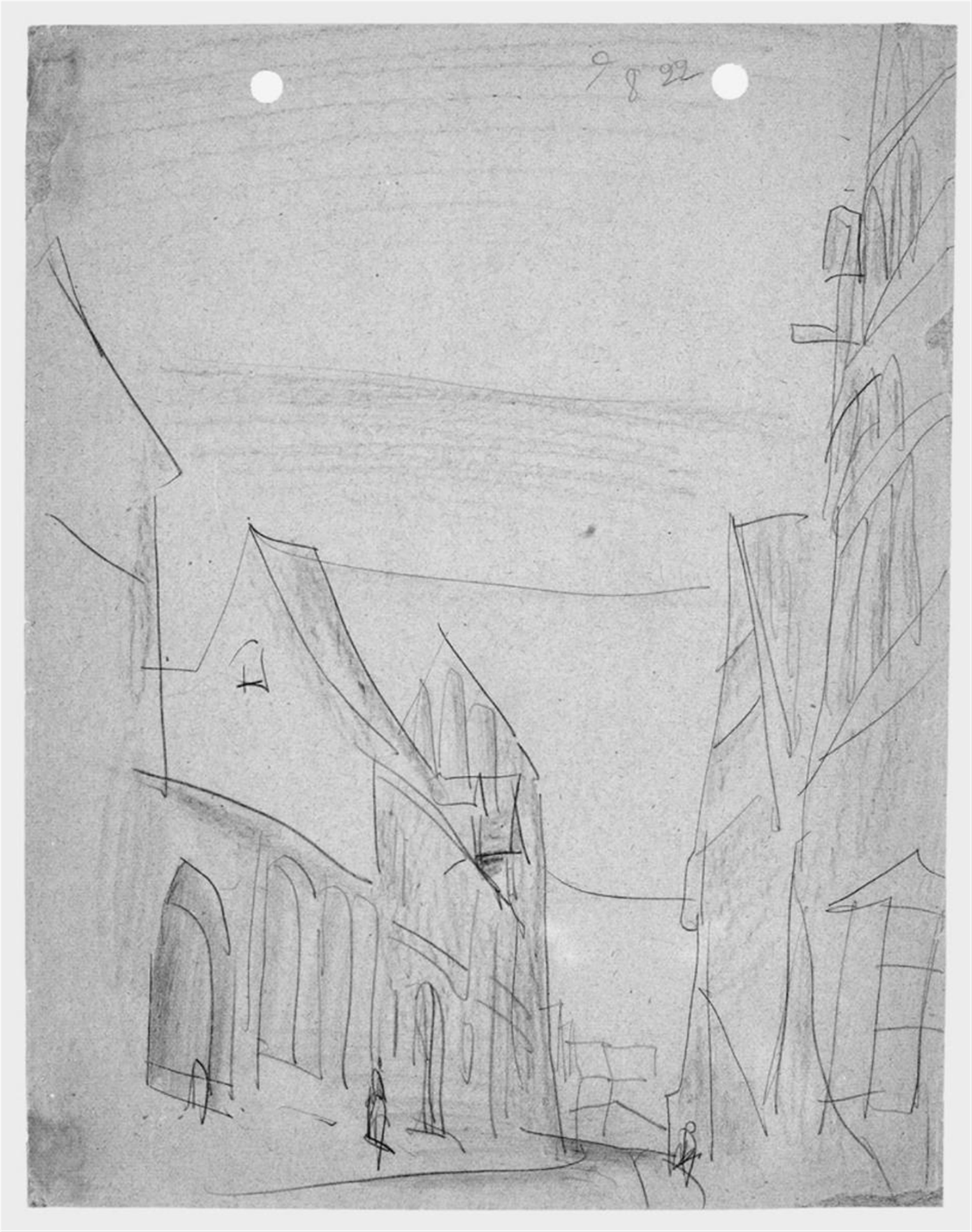 Lyonel Feininger - Street and Houses - image-2