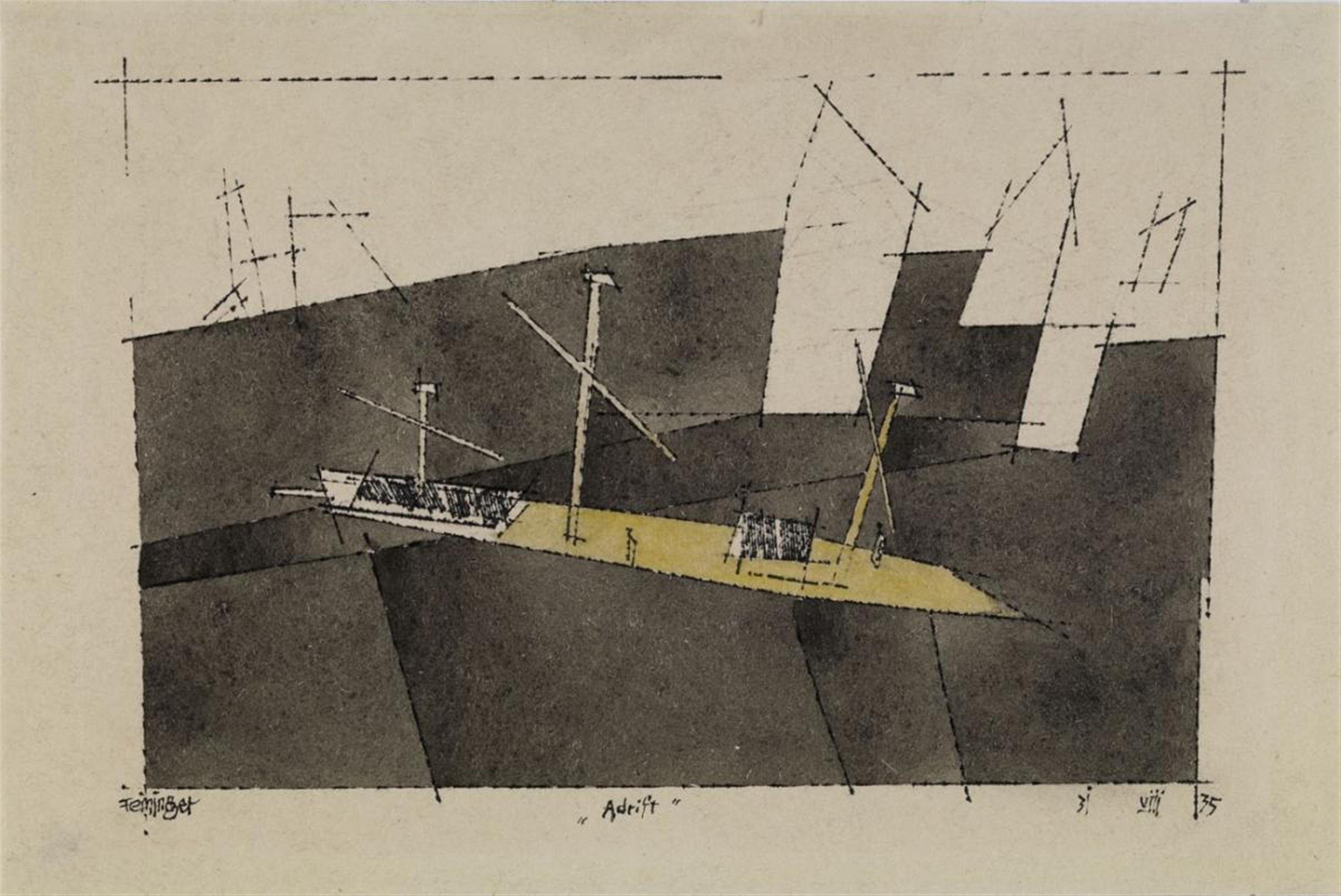 Lyonel Feininger - Adrift - image-1
