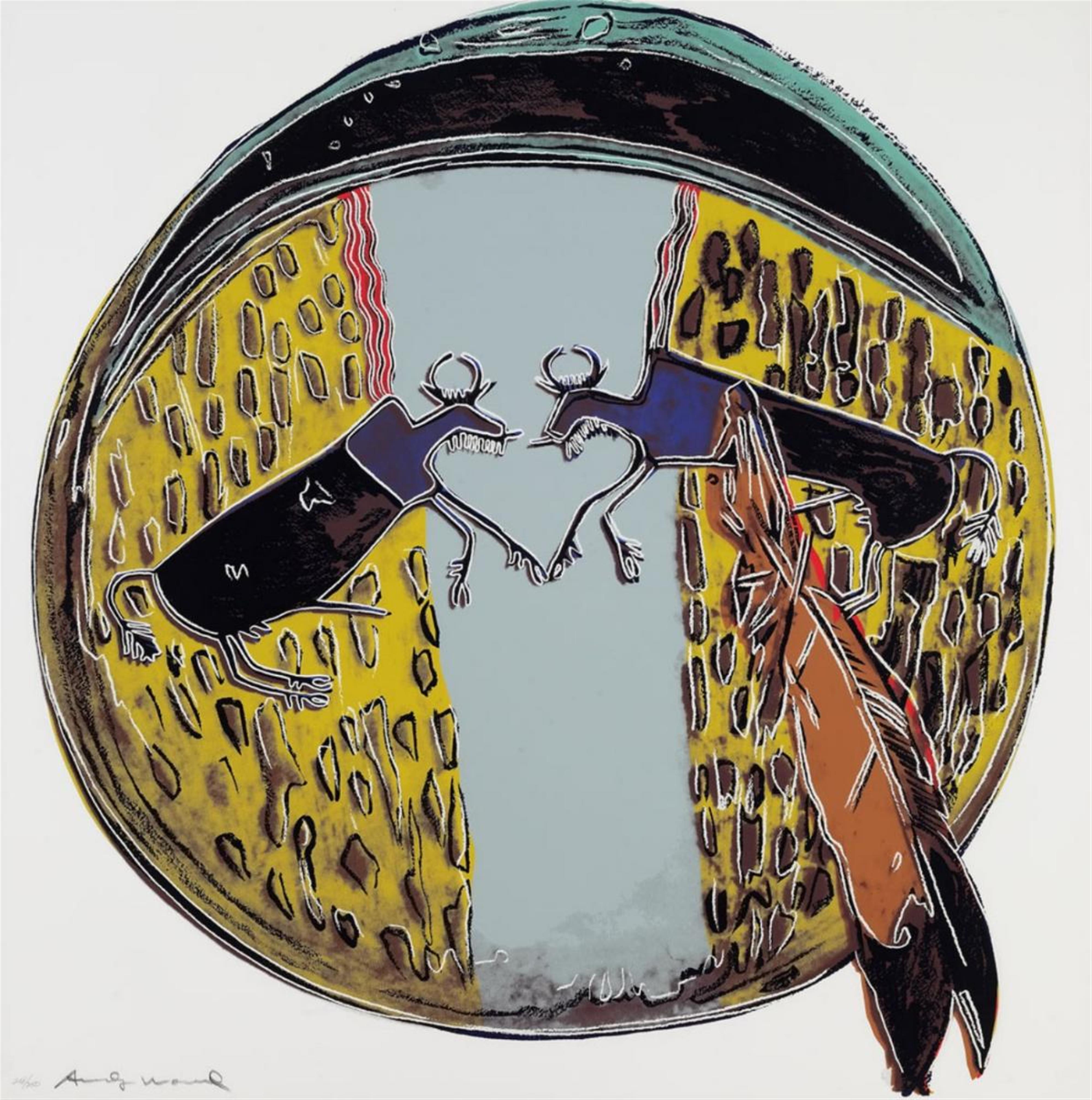 Andy Warhol - PLAINS INDIAN SCHIELD - image-1