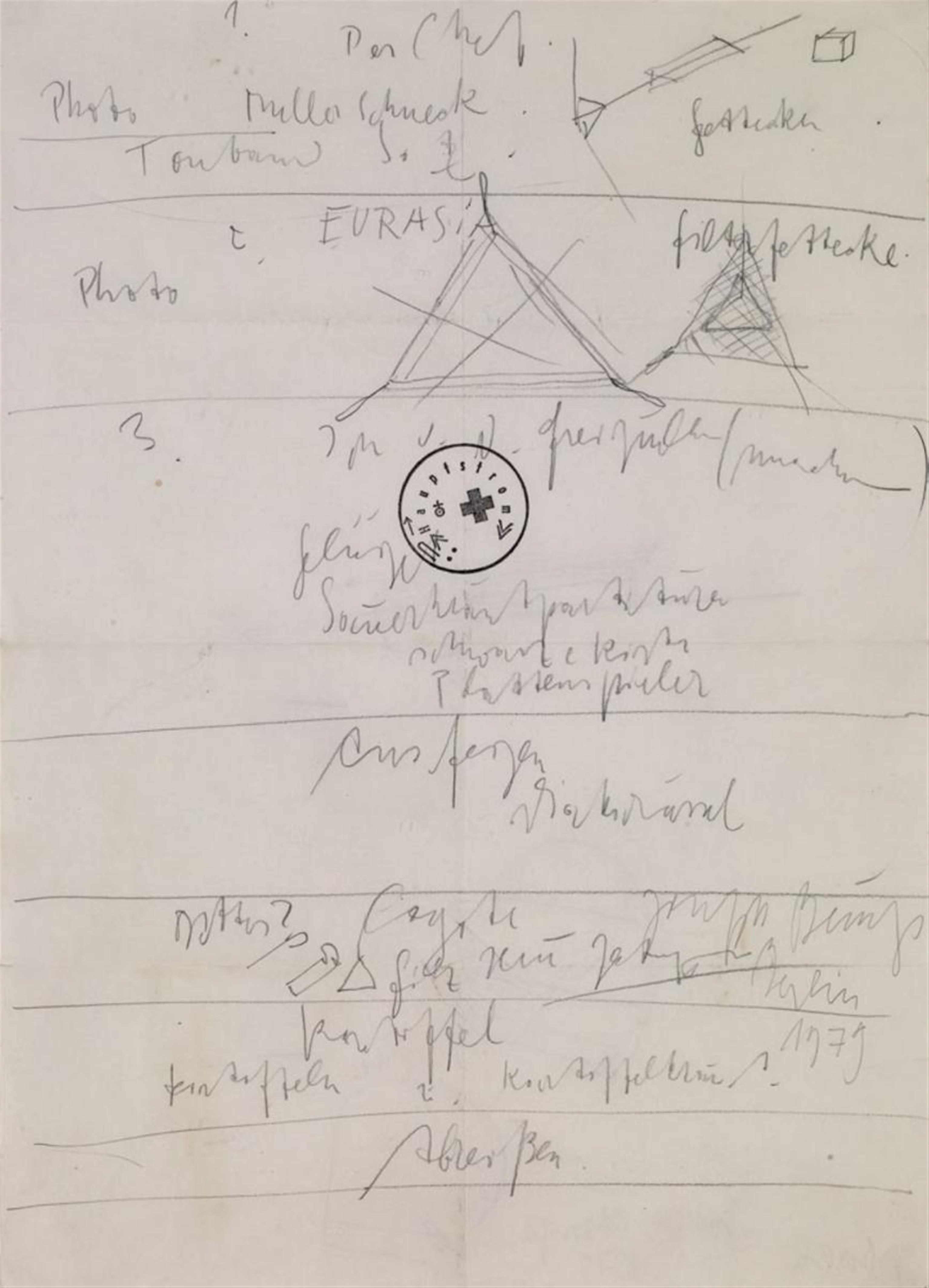 Joseph Beuys - OHNE TITEL (Berlin-Partitur: Der Chef) - image-1