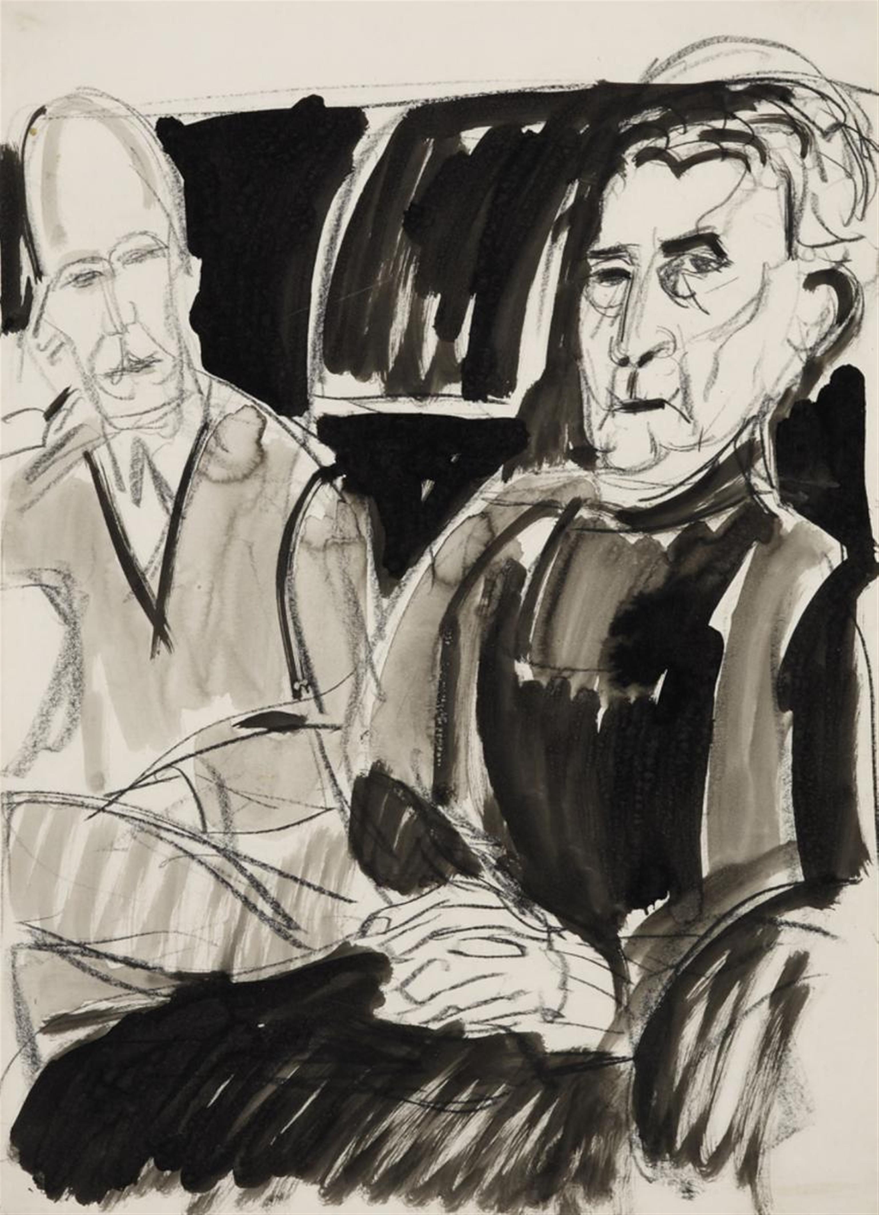 Ernst Ludwig Kirchner - Doppelbildnis (Dr. Frédéric Bauer mit seiner Mutter) - image-1