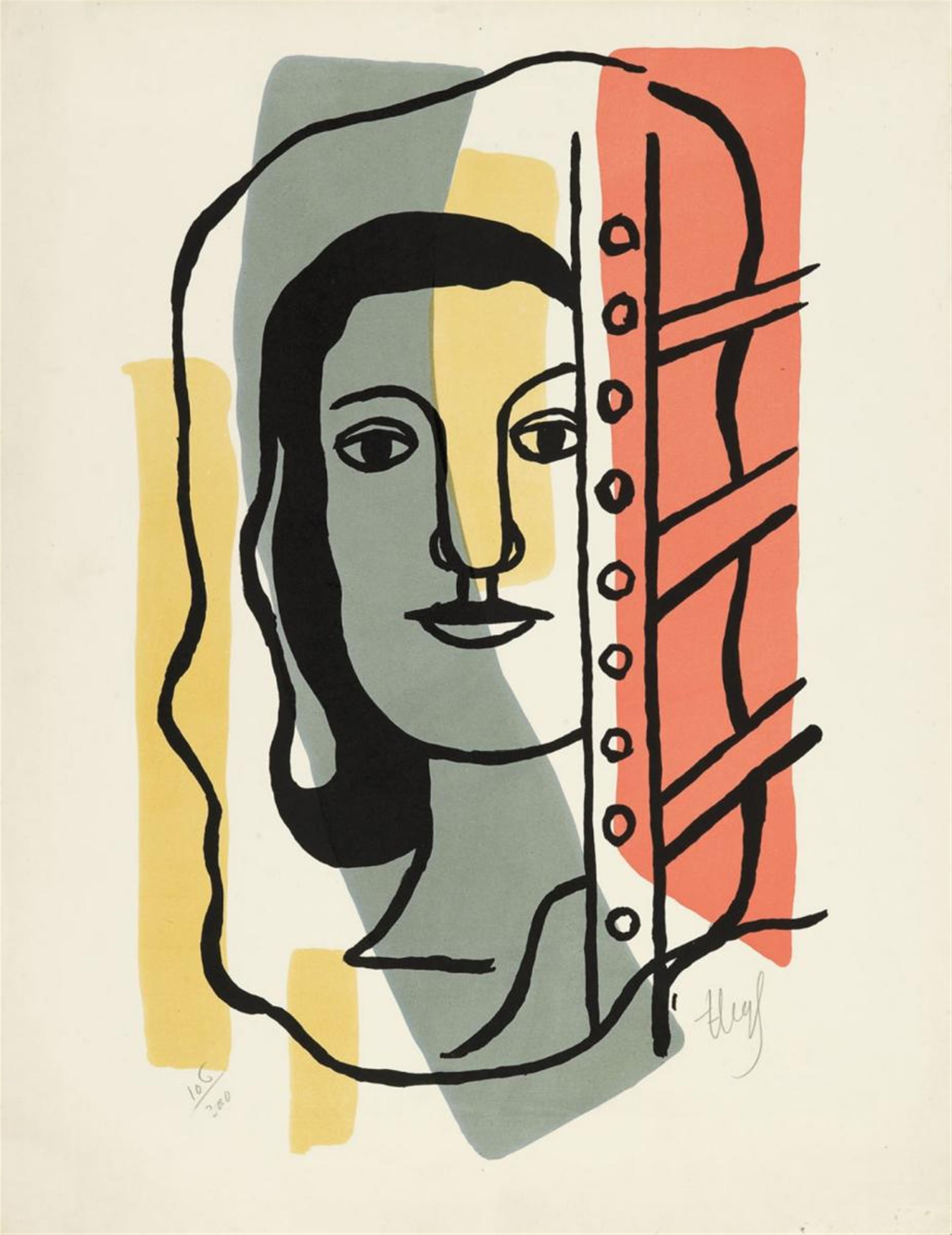 Fernand Léger - Tête de femme - image-1