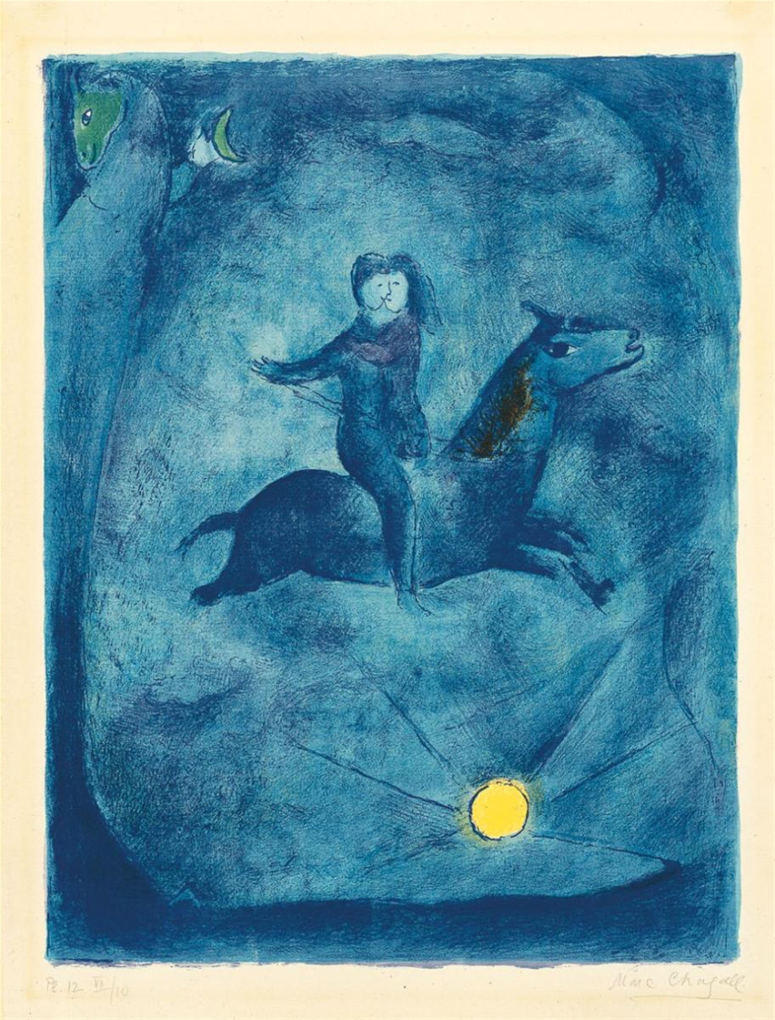 Marc Chagall - Mounting the ebony horse - image-1