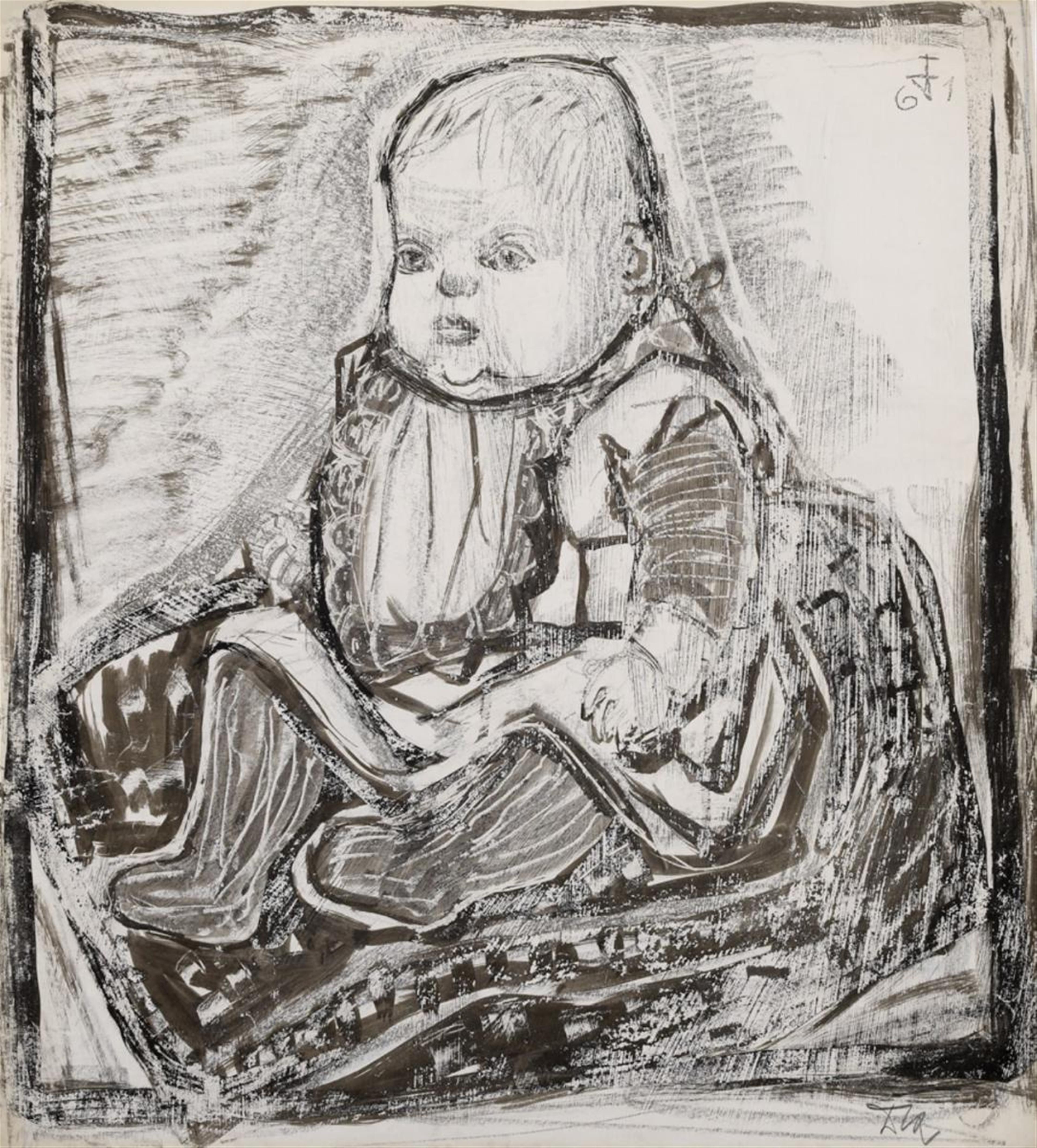 Otto Dix - Kind auf dem Kissen - image-1